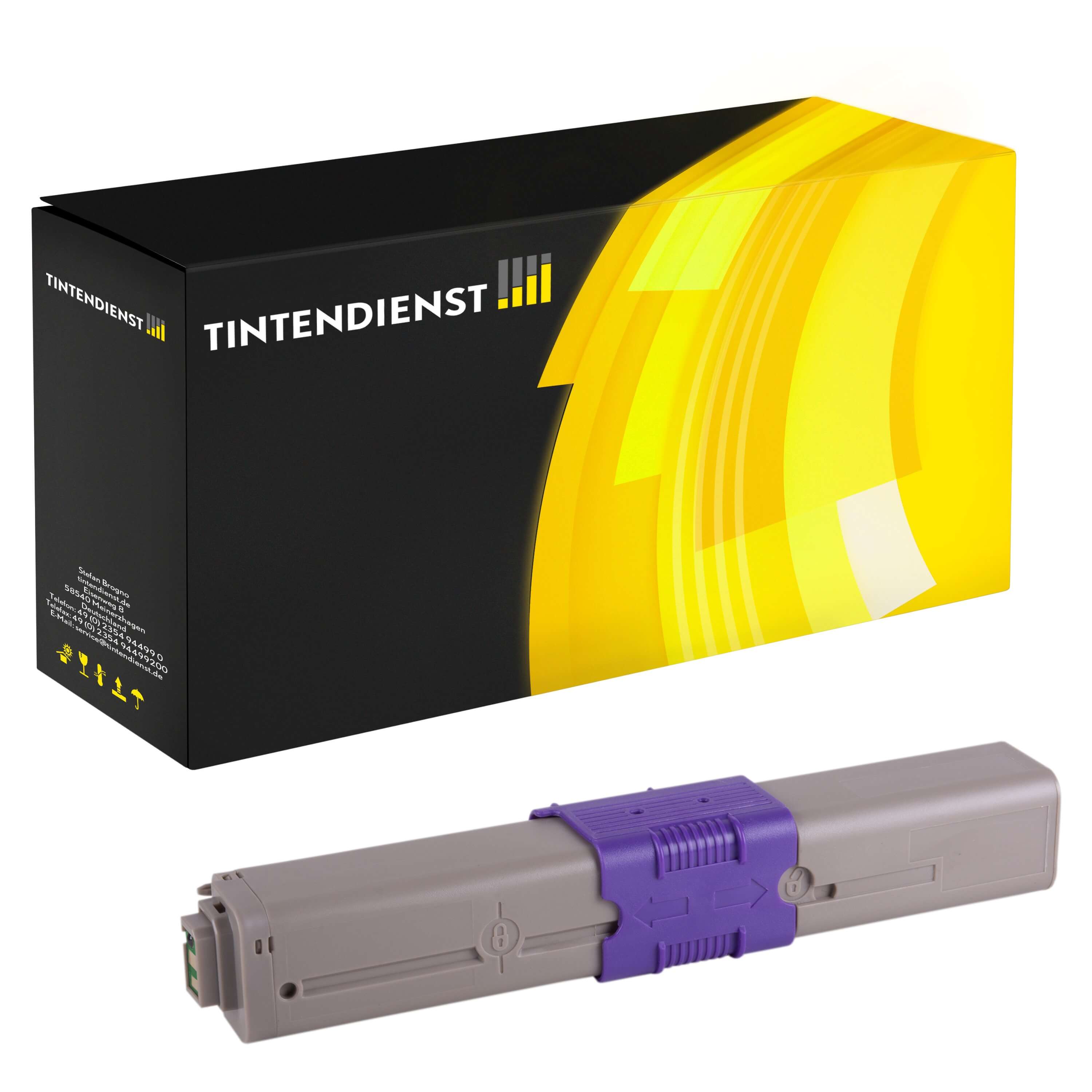 Toner kompatibel für OKI C 530 DN (44469724) Cyan