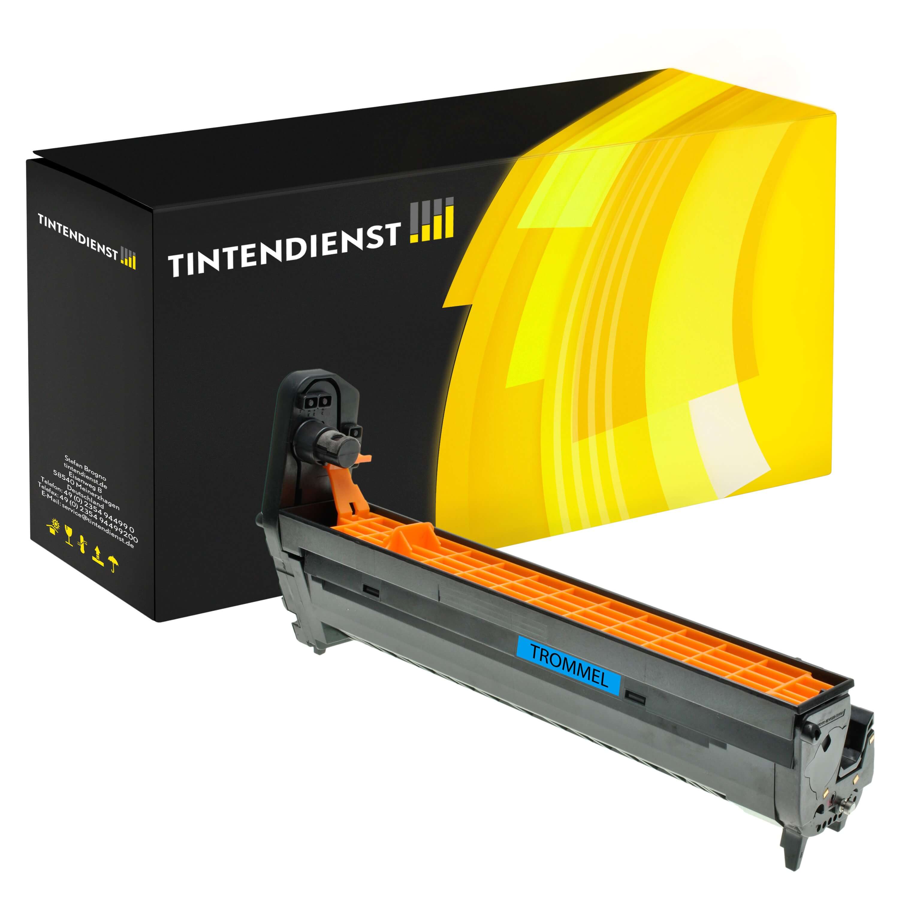 Trommel kompatibel für OKI C 610 DTN (44315107) Cyan