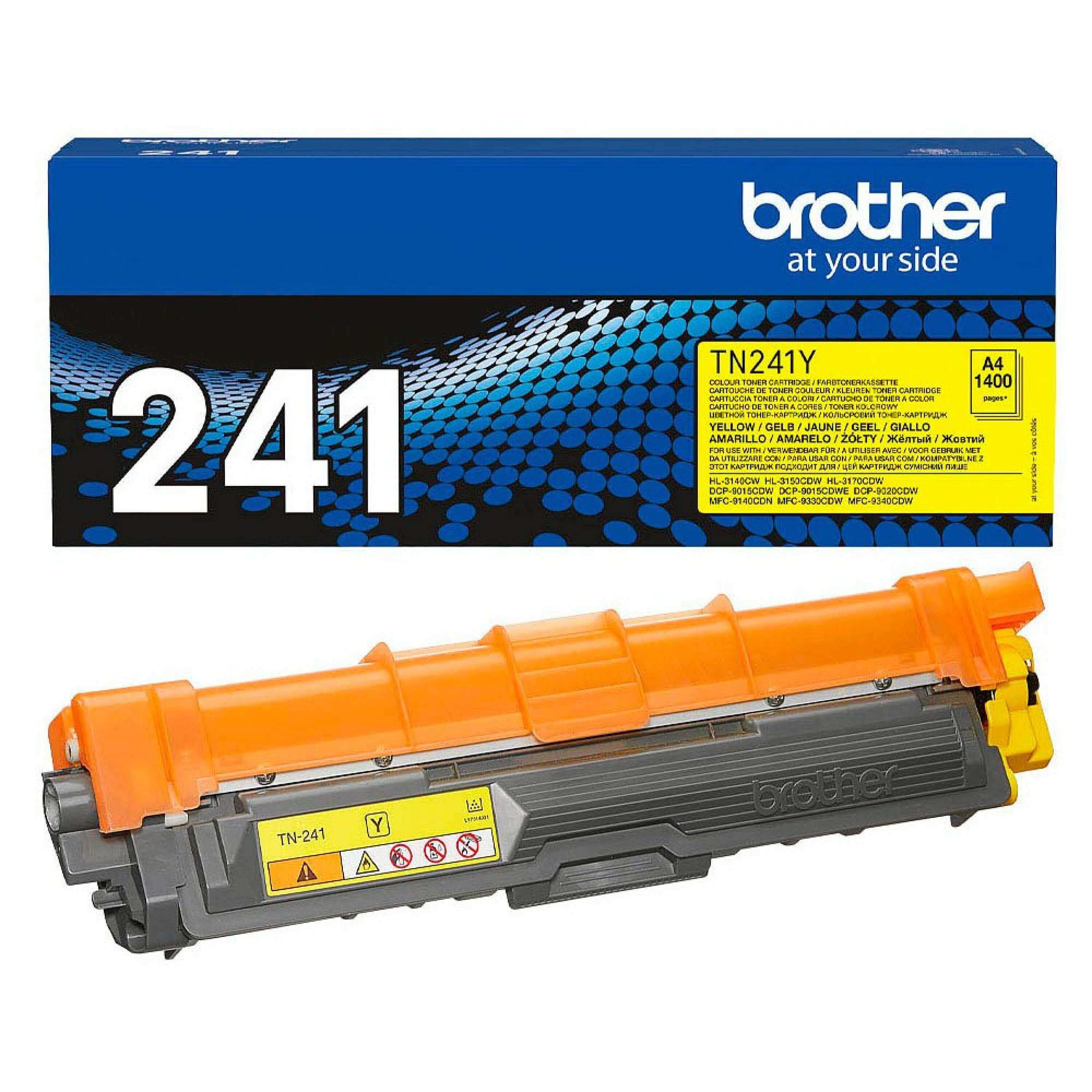Original Toner Brother DCP-9020 CDW (TN-241Y) Gelb