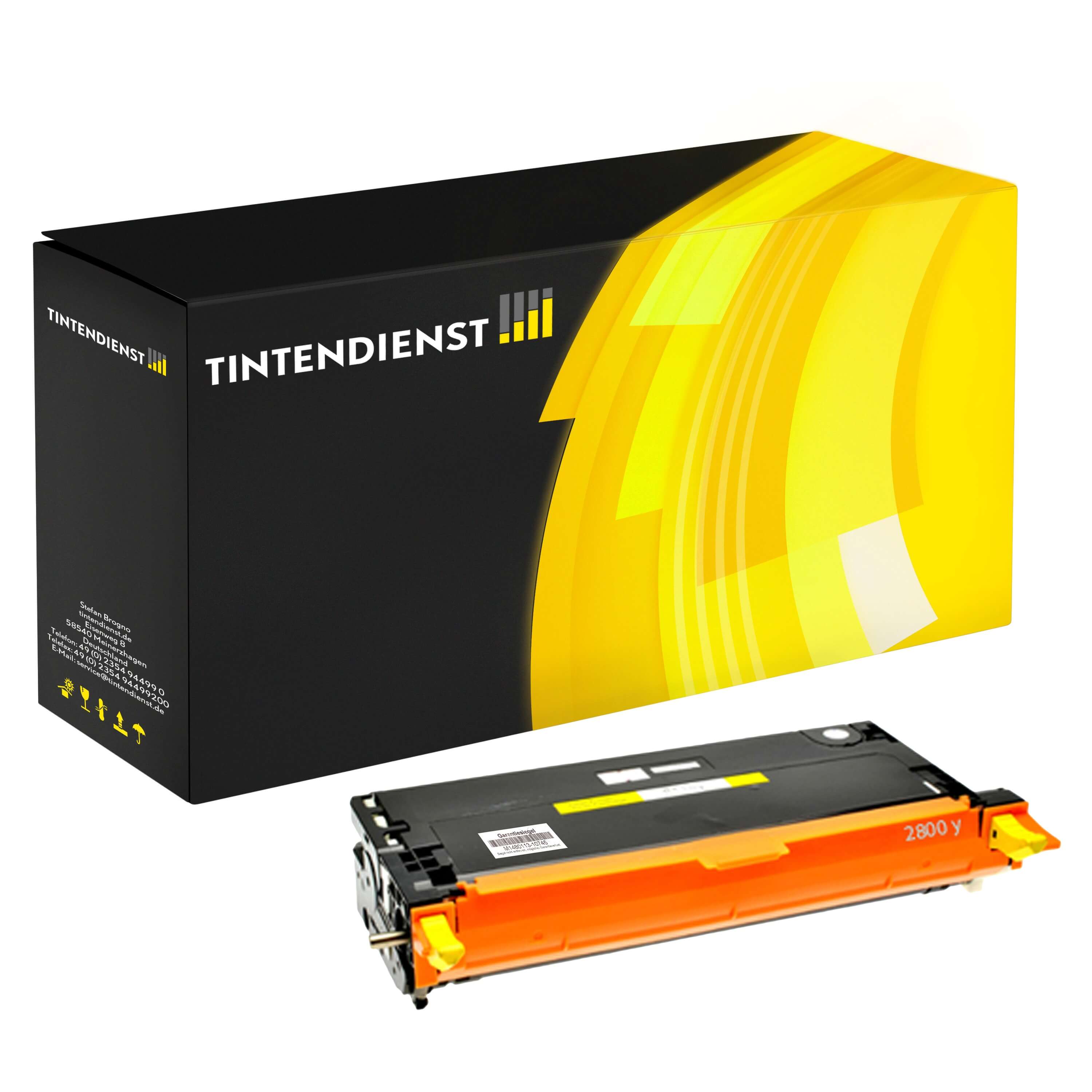 Toner kompatibel für Epson Aculaser C 2800 DTN (C13S051158 / 1158) Gelb