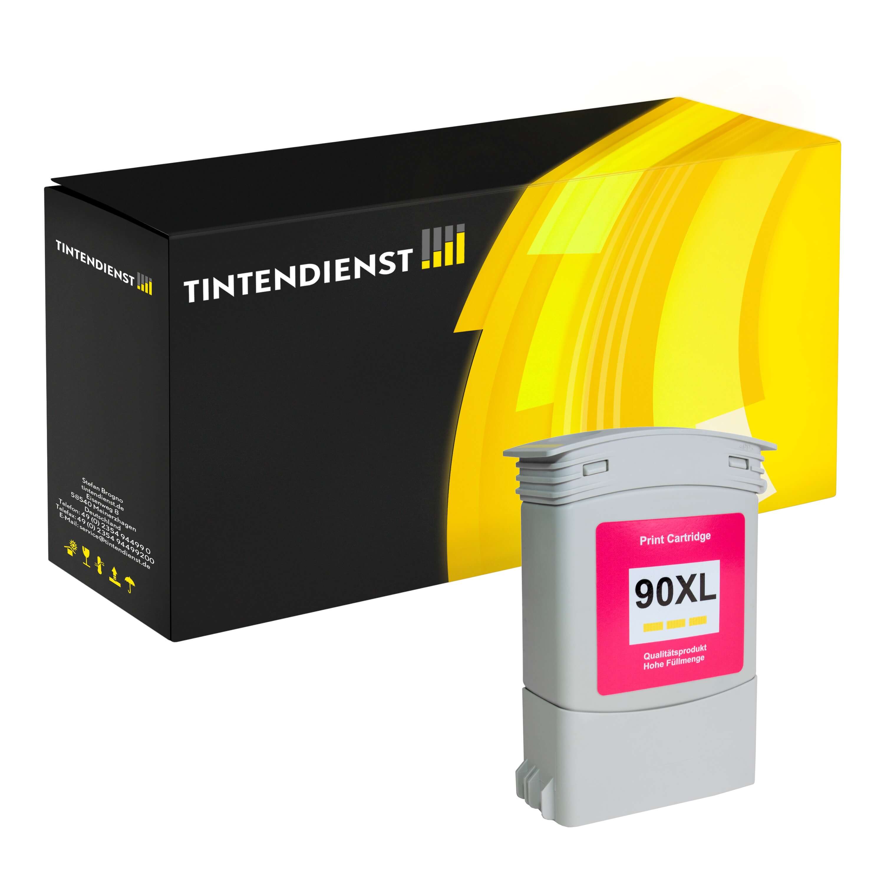 Druckerpatrone kompatibel für HP DesignJet 4520 Series (C5065A / 90) Gelb