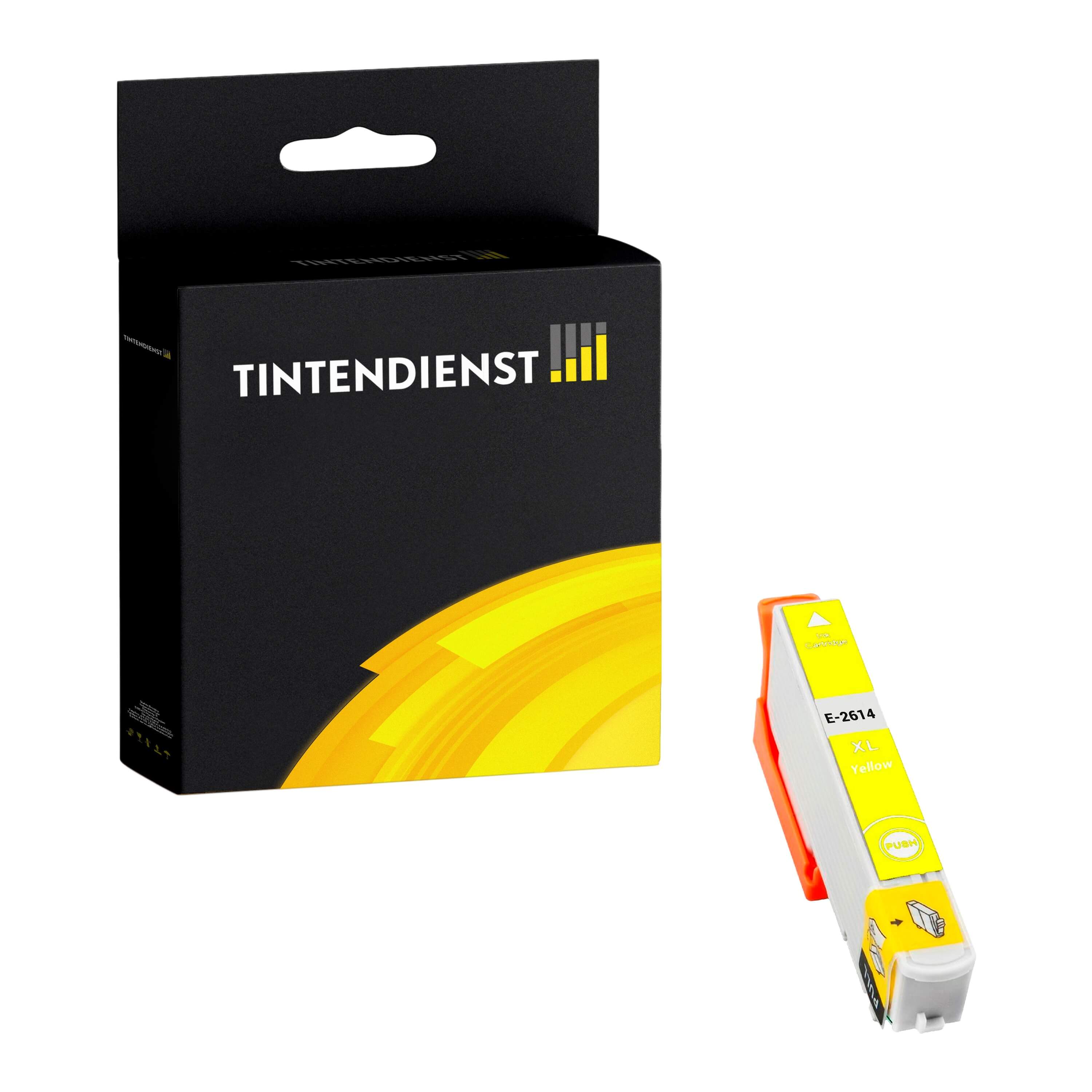Druckerpatrone kompatibel für Epson Expression Premium XP-620 (C13T26144012 / 26) Gelb