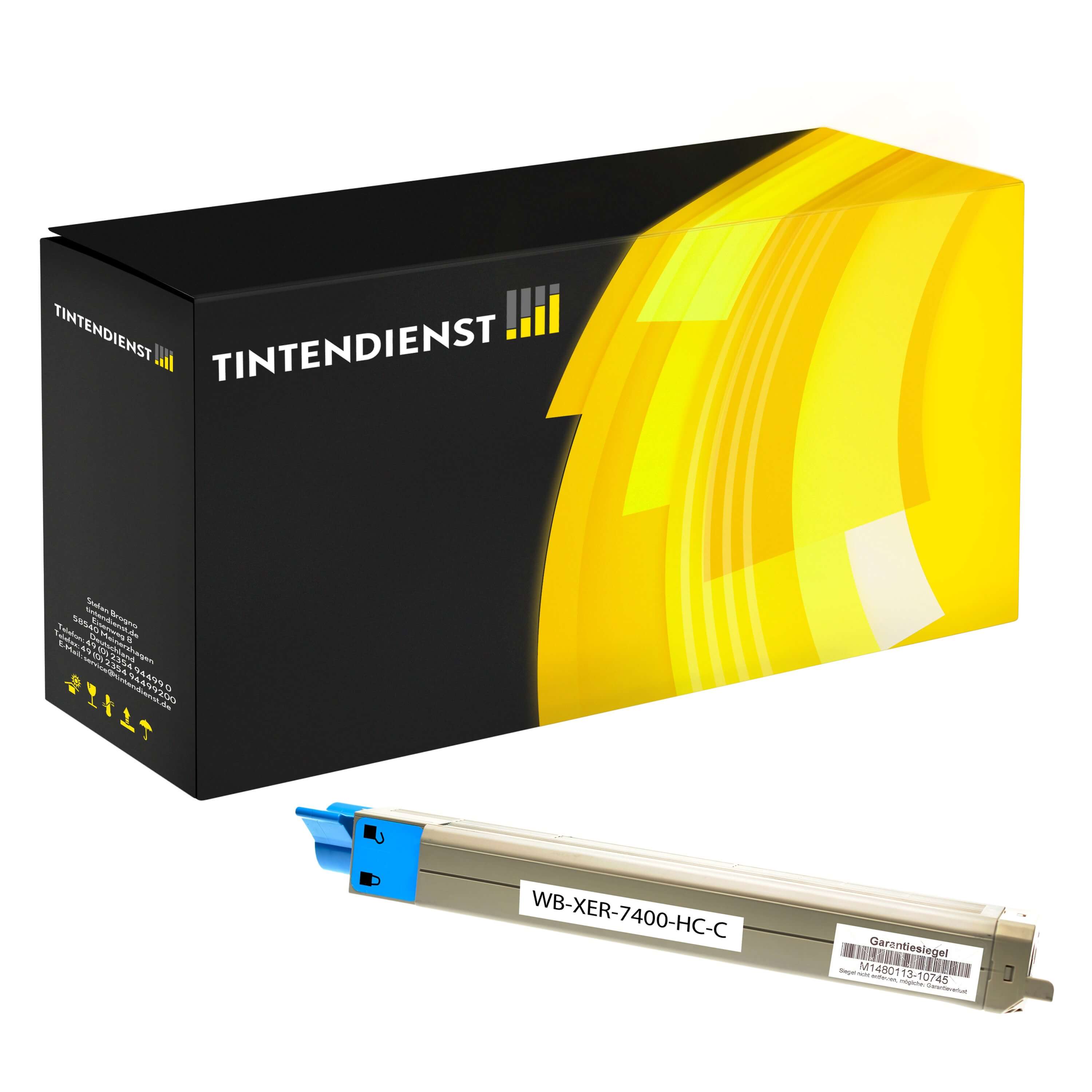 Toner kompatibel für Xerox Phaser 7400 DXF (106R01077) Cyan