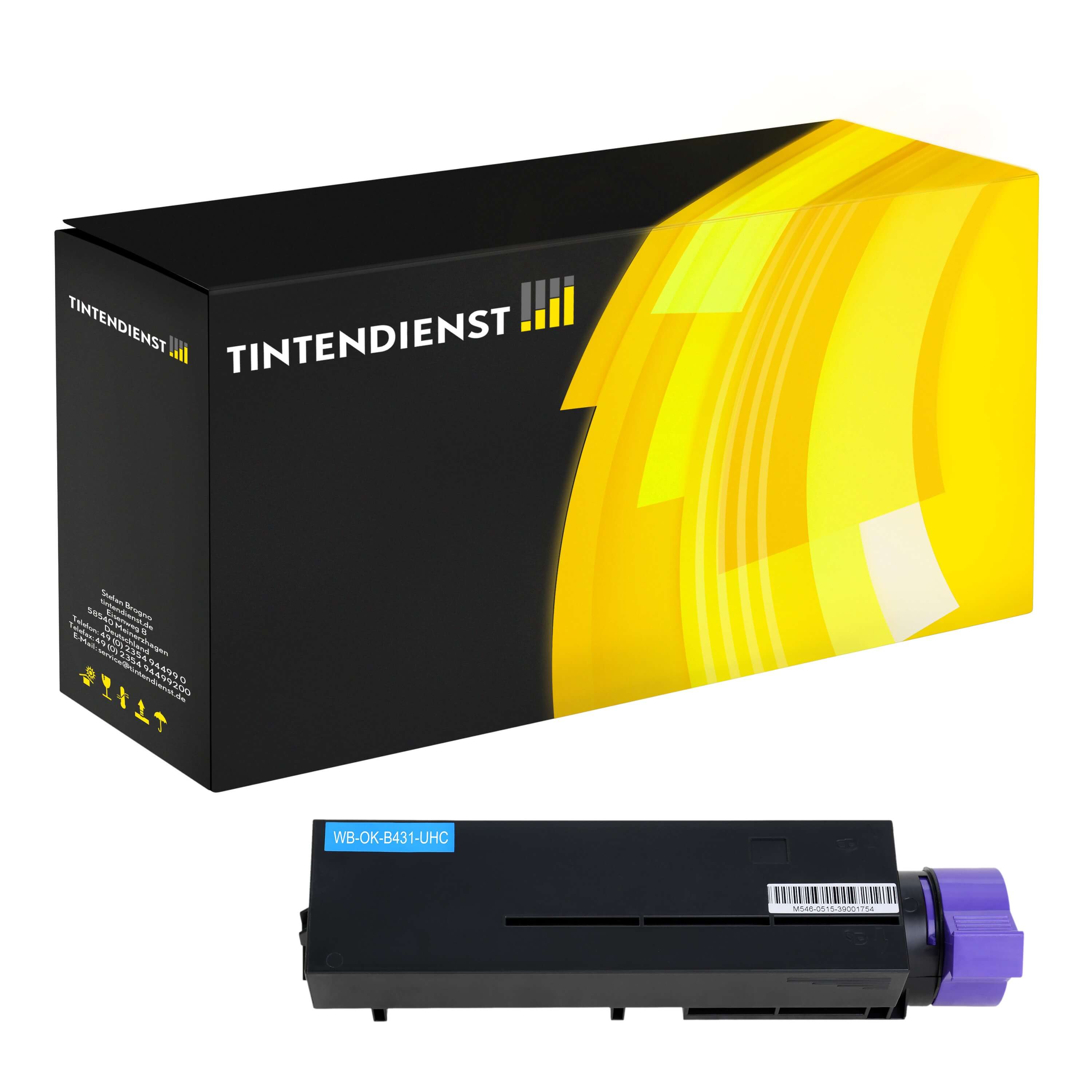 Toner kompatibel für OKI B 431 D (44917602) Schwarz