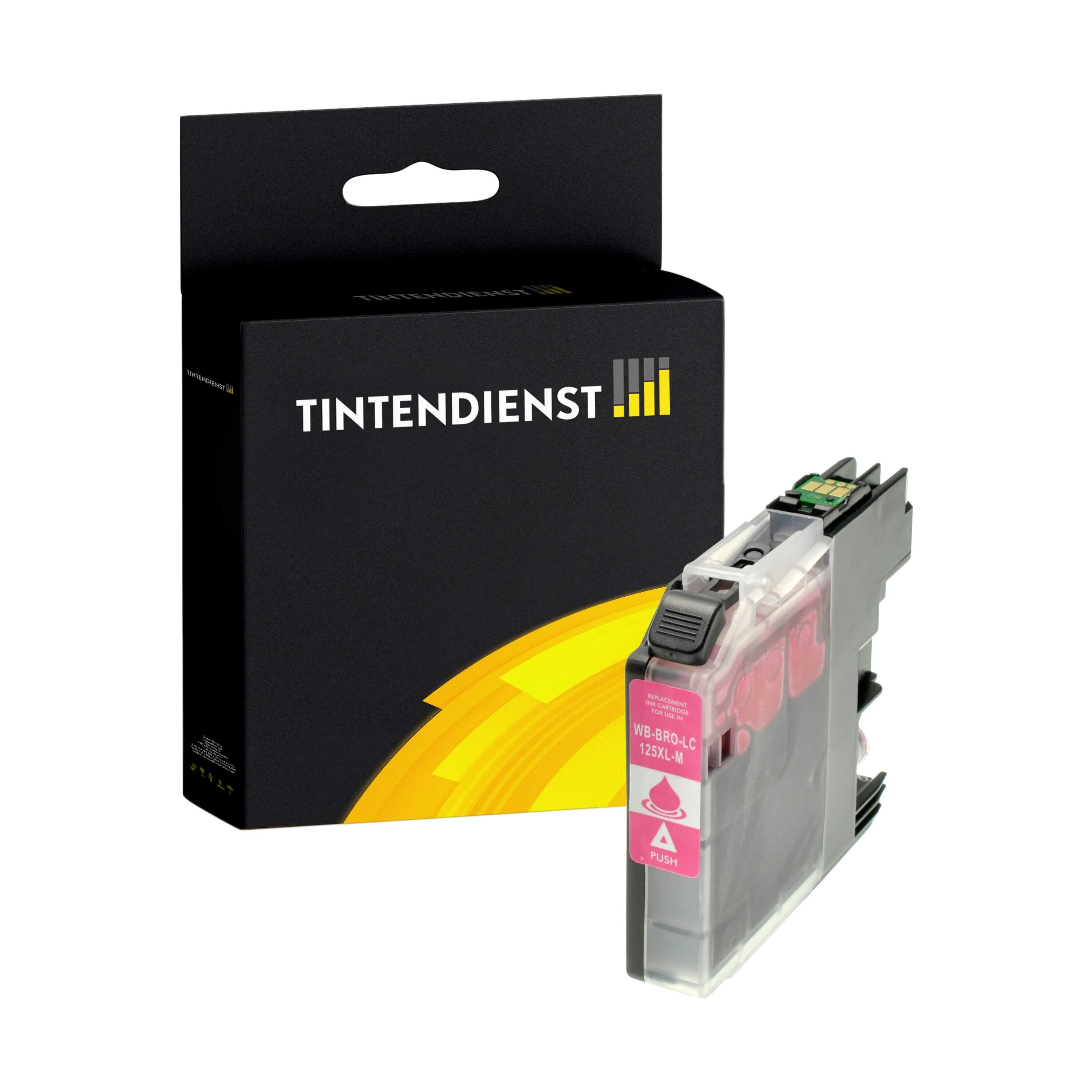 Druckerpatrone kompatibel für Brother MFC-J 4310 DW (LC-125XLM) Magenta XL