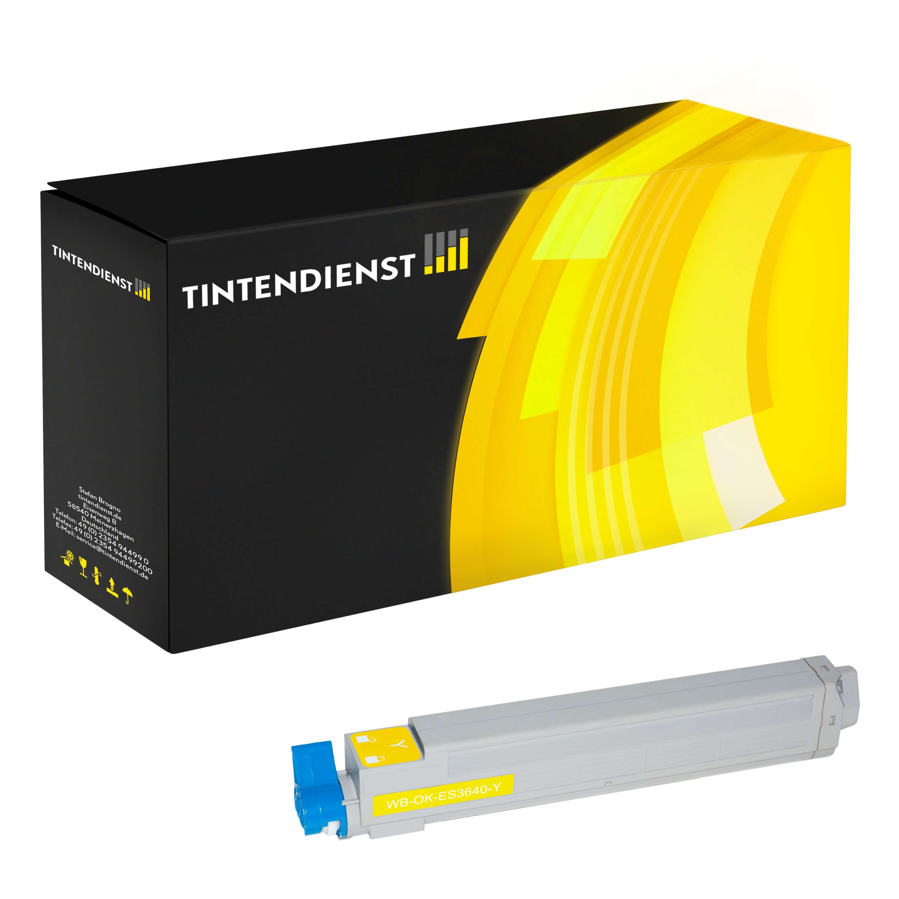 Toner kompatibel für OKI ES 3640 EX MFP (42918925) Gelb