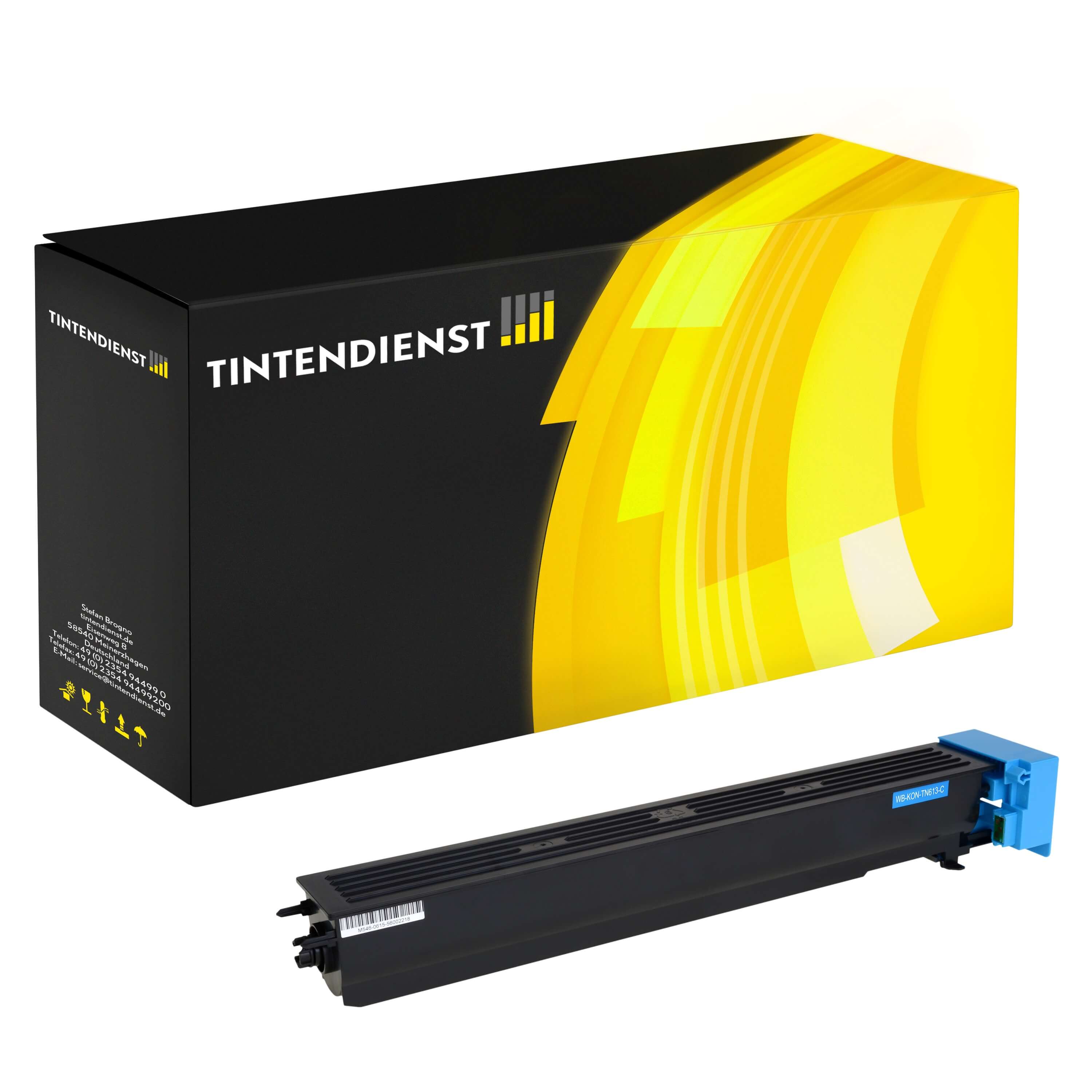 Toner kompatibel für Konica Minolta A0TM450 / TN-613C Cyan