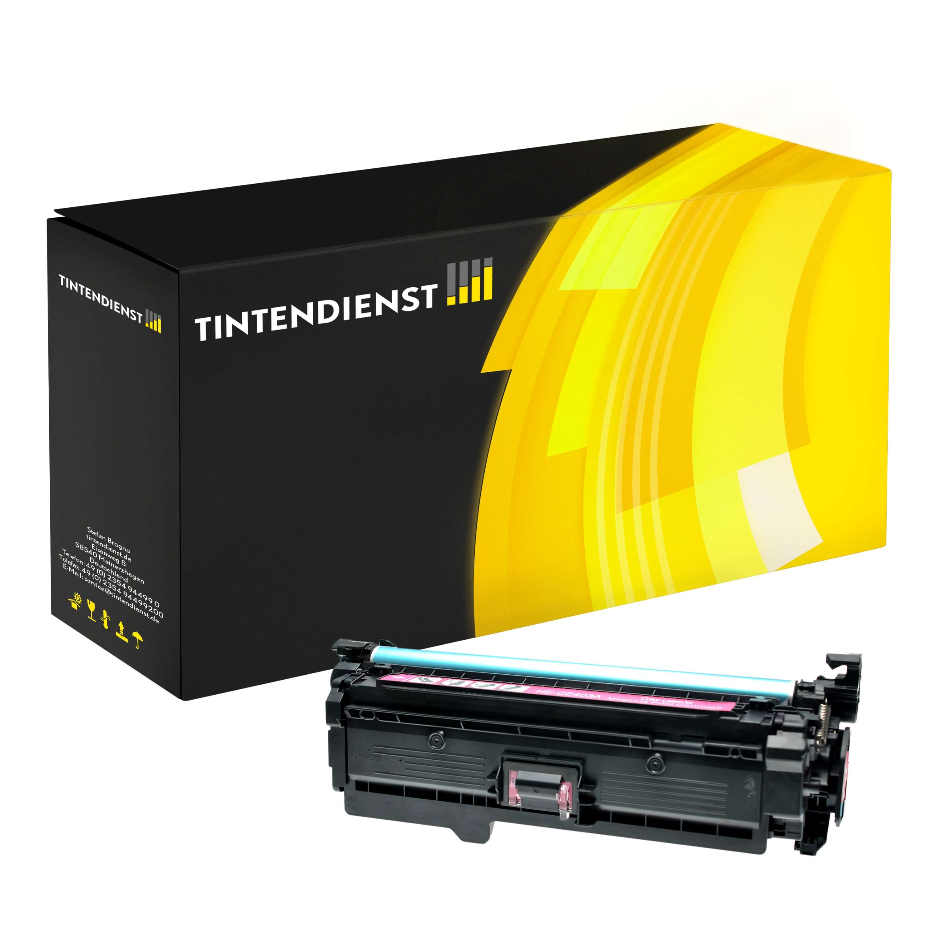 Toner kompatibel für HP LaserJet Pro 500 color MFP M 570 dn (CE403A / 507A) Magenta