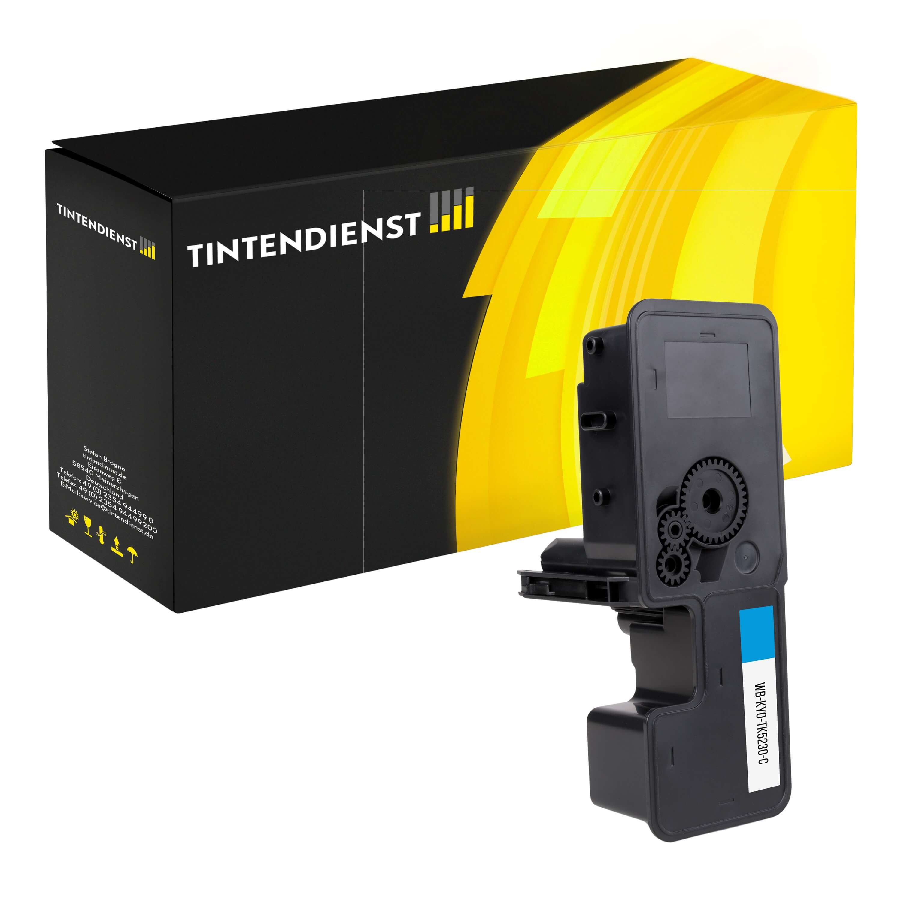 Toner kompatibel für Kyocera Ecosys M 5521 cdn (1T02R9CNL0 / TK-5230C) Cyan