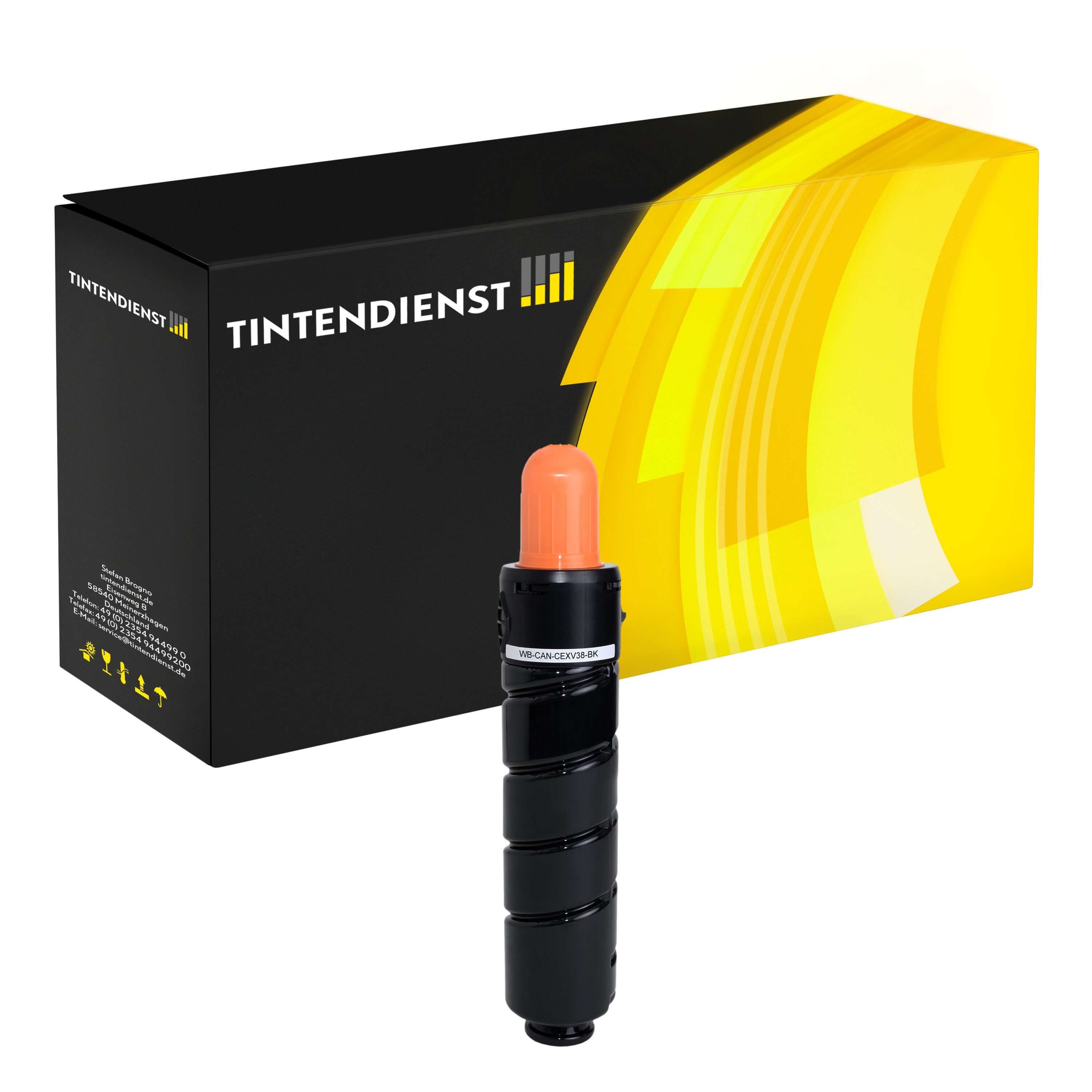 Toner kompatibel für Canon IR Advance 4251 i (4791B002 / C-EXV38) Schwarz