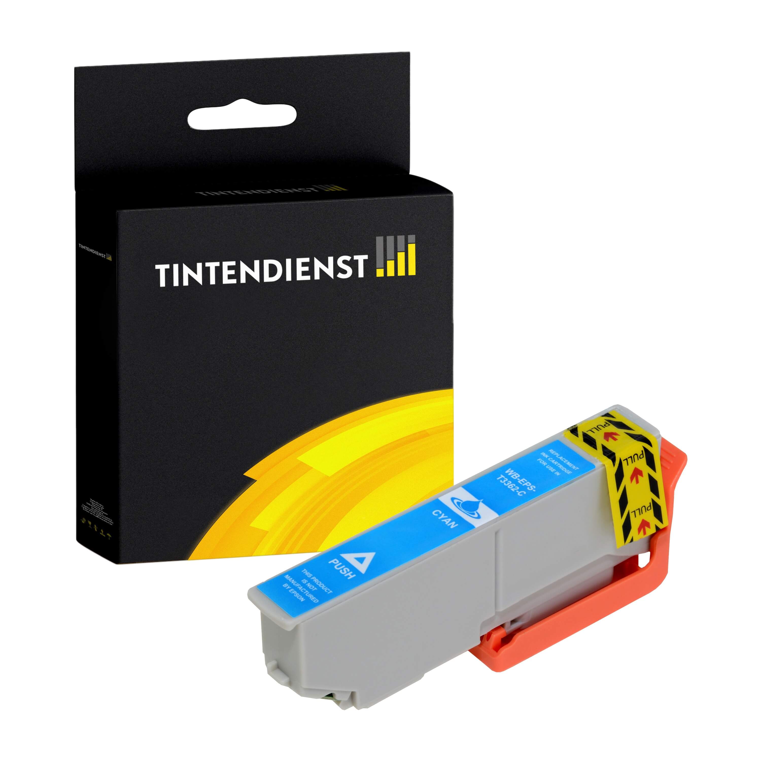 Druckerpatrone kompatibel für Epson Expression Premium XP-630 (C13T33624010 / 33XL) Cyan