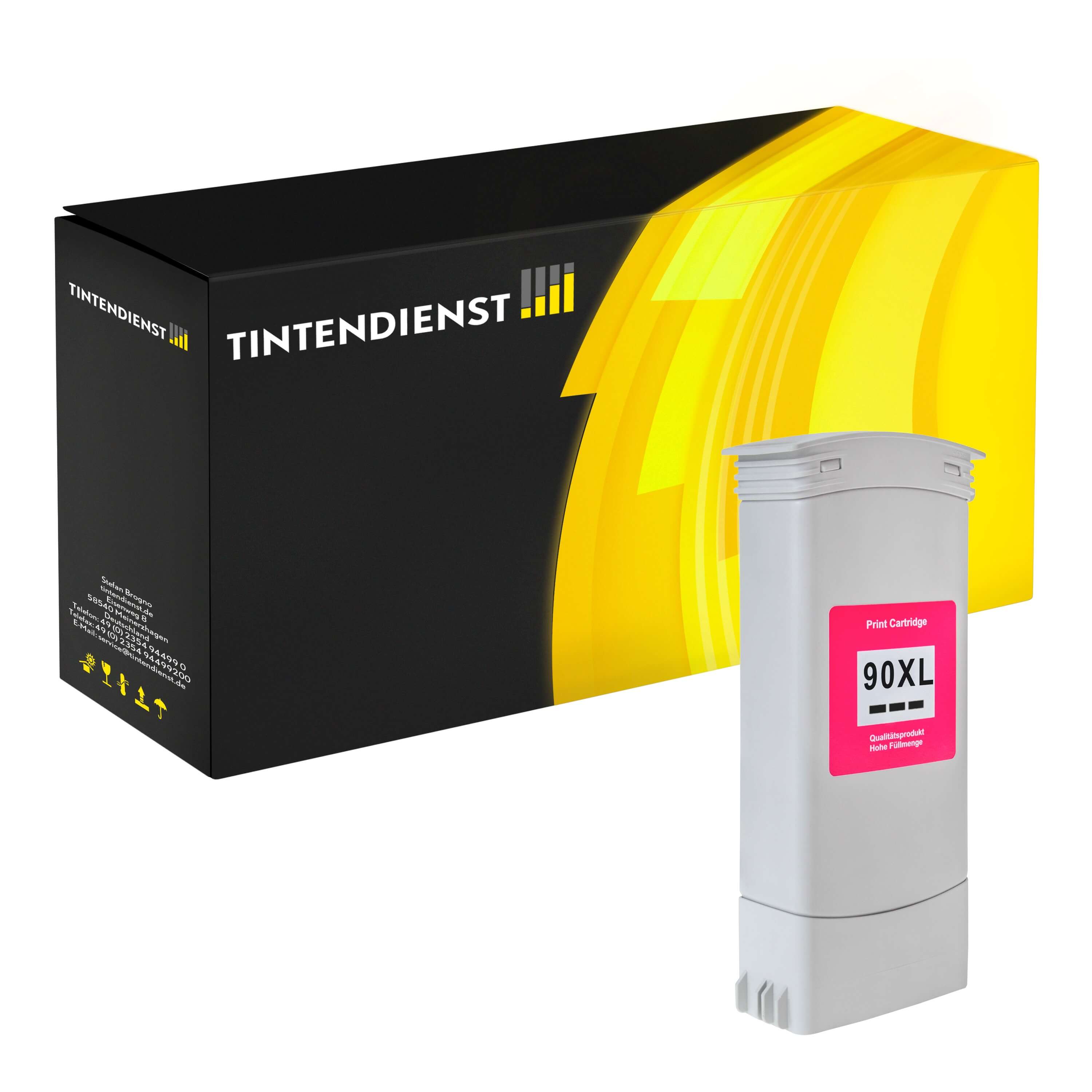 Druckerpatrone kompatibel für HP DesignJet 4000 Series (C5058A / 90) Schwarz