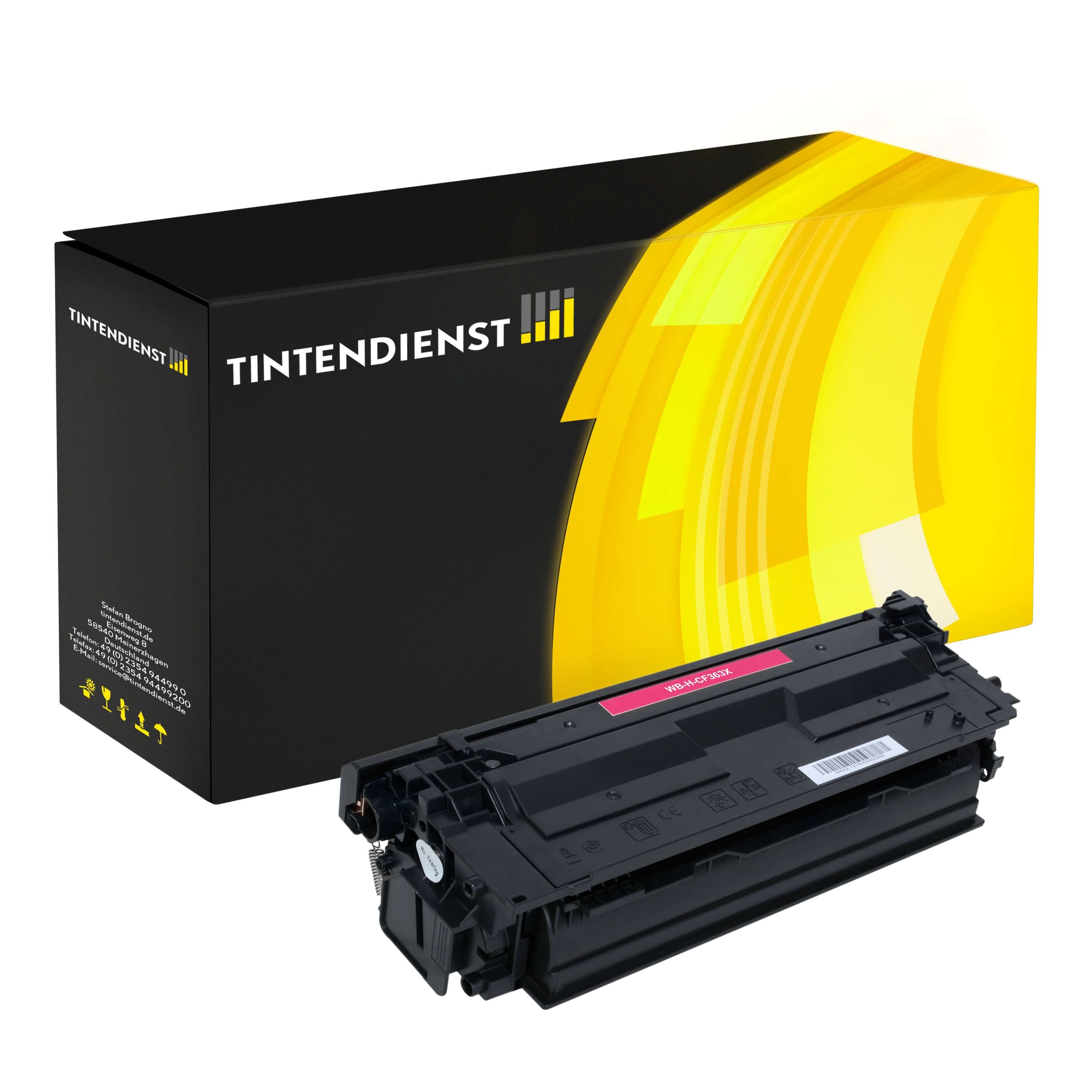 Toner kompatibel für HP Color LaserJet Enterprise M 552 dn (CF363X / 508X) Magenta