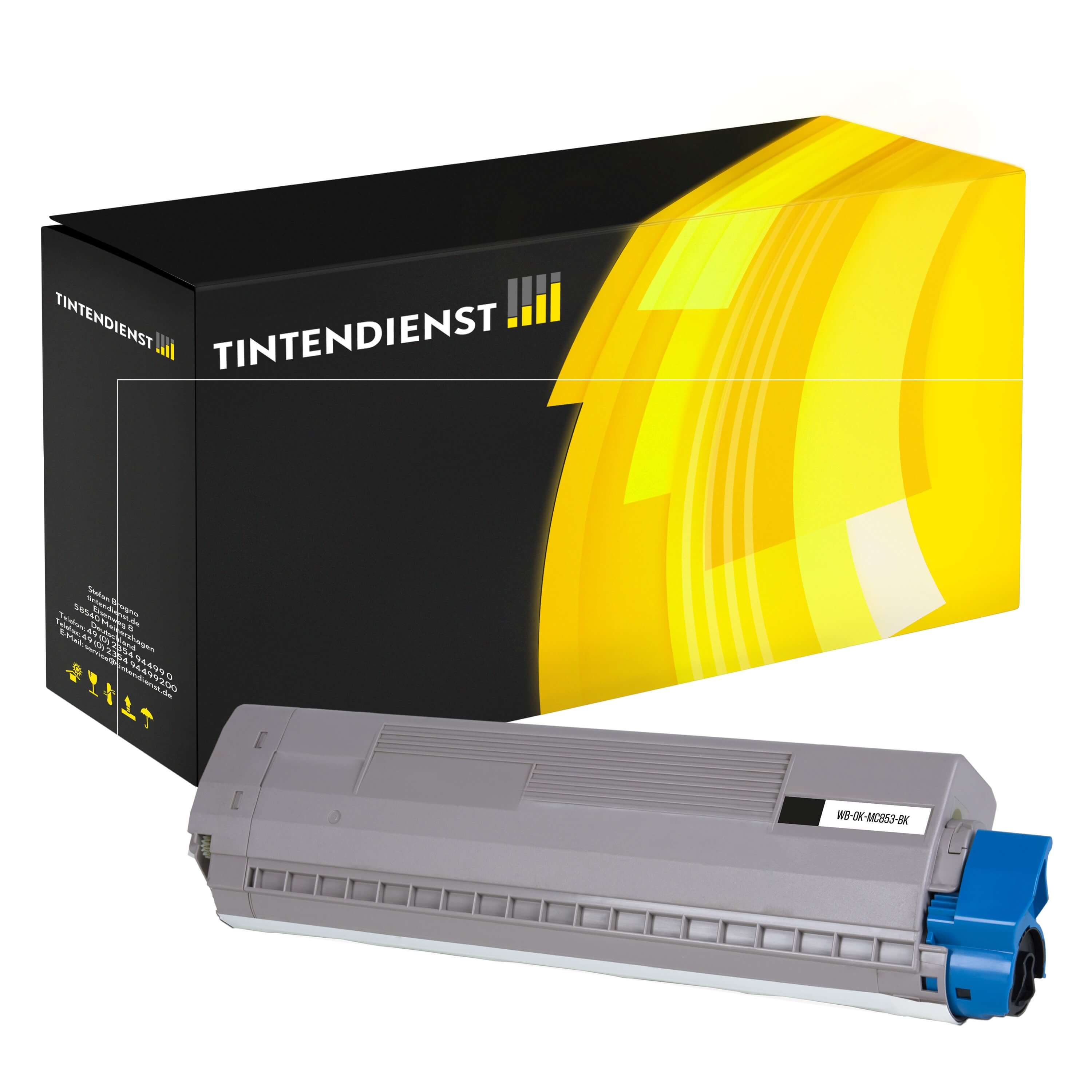 Toner kompatibel für OKI MC 873 dn (45862840) Schwarz