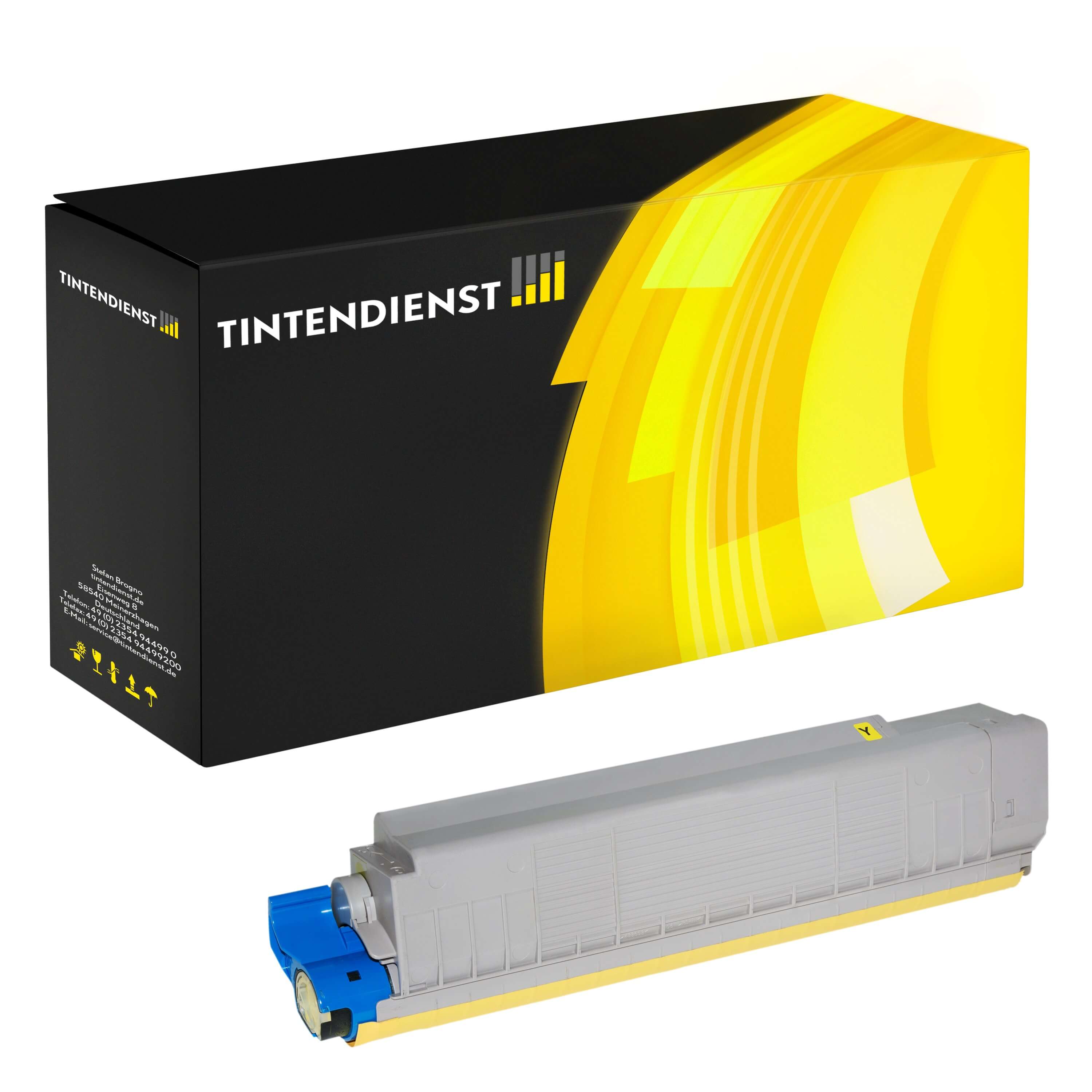 Toner kompatibel für OKI MC 861 DN (44059165) Gelb