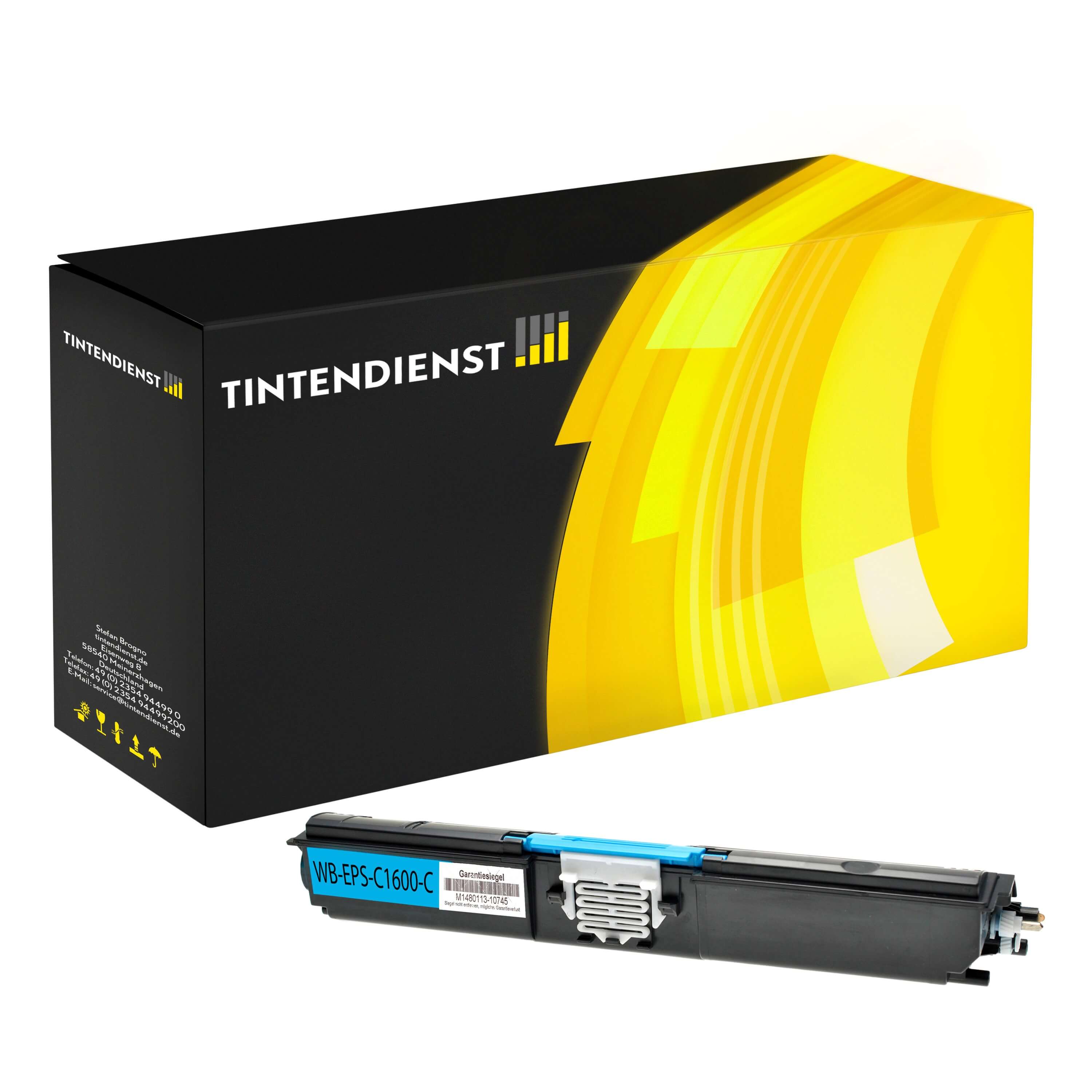 Toner kompatibel für Epson Aculaser CX 16 DNF (C13S050556 / 0556) Cyan