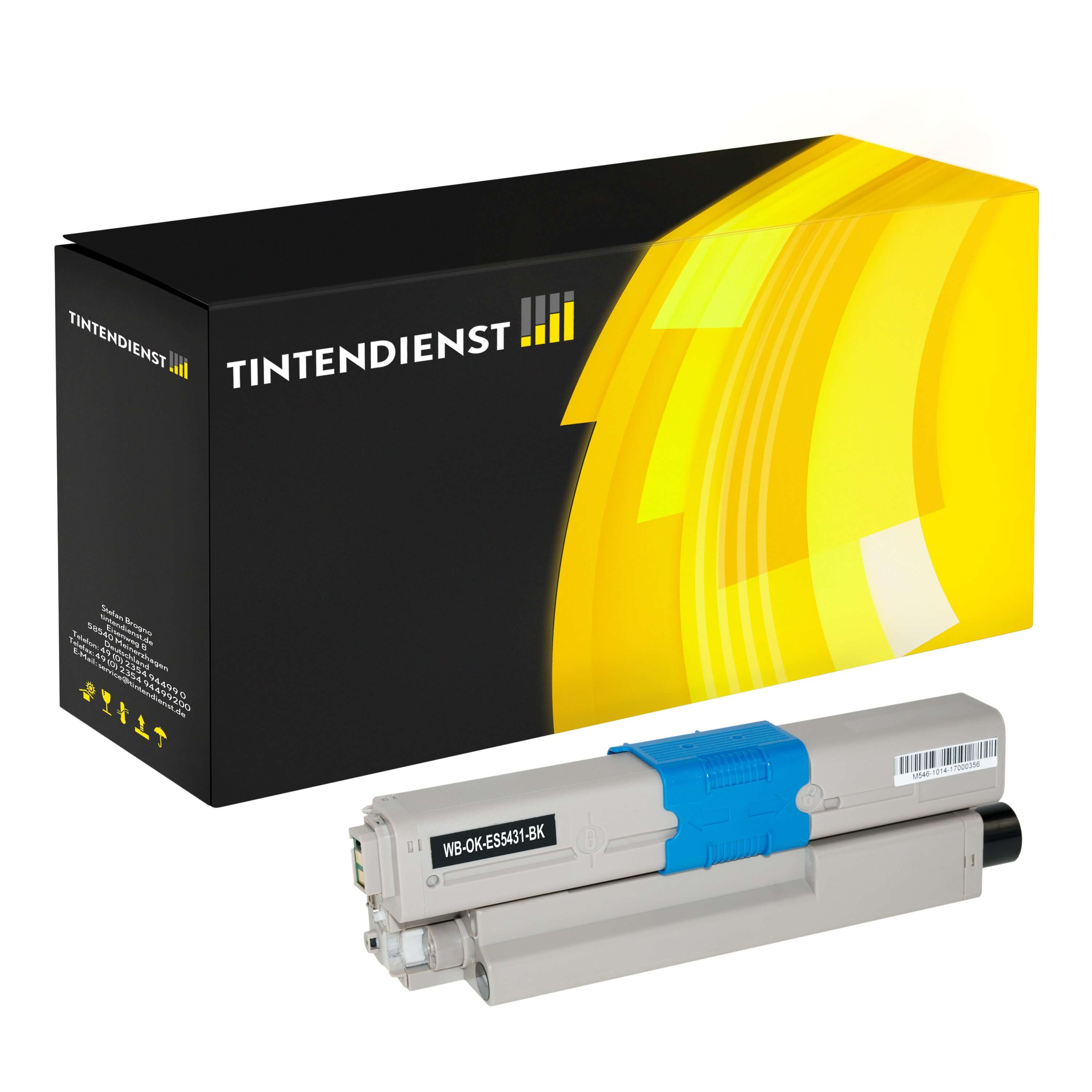 Toner kompatibel für OKI ES 3452 MFP (44973512) Schwarz