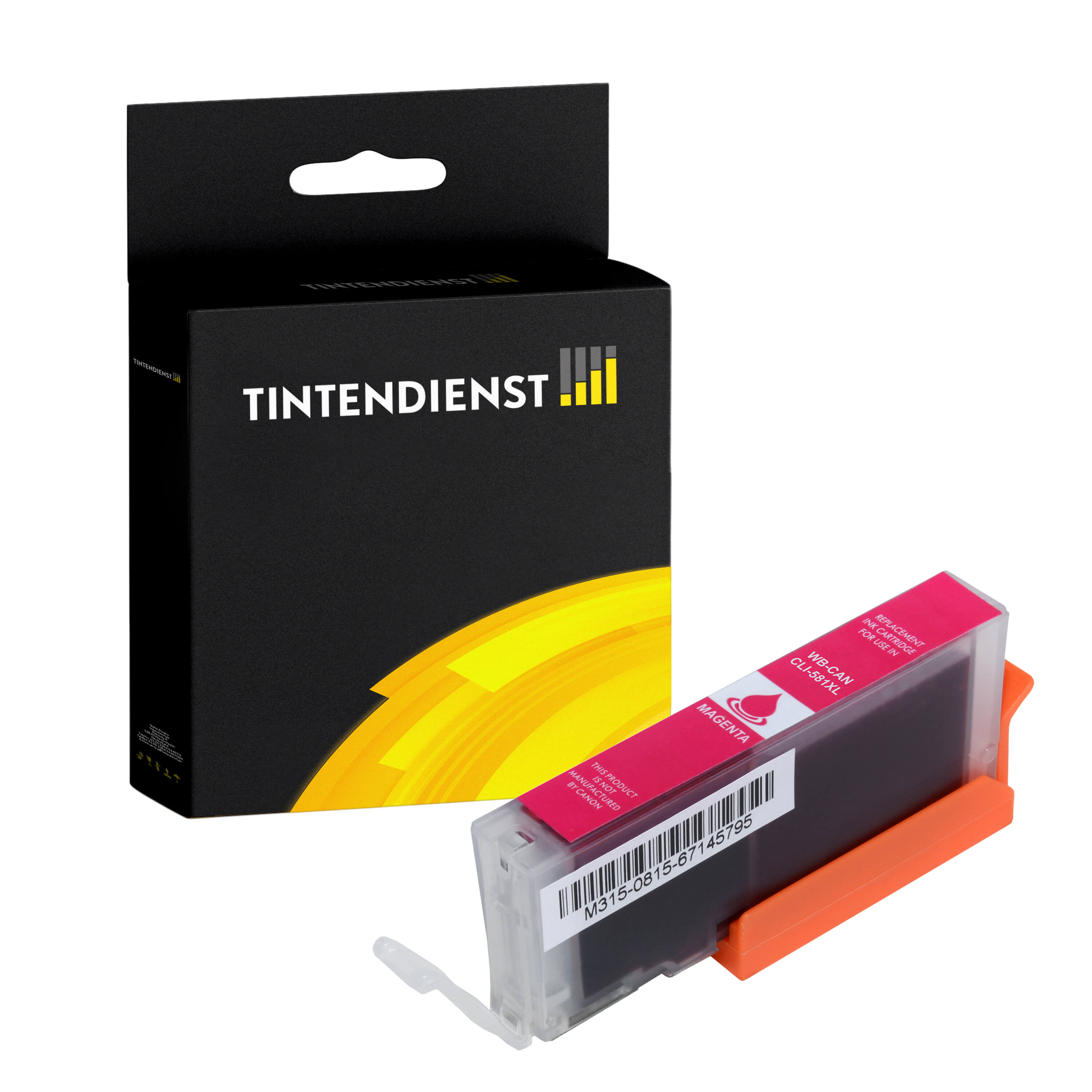 Druckerpatrone kompatibel für Canon Pixma TS 6100 Series (2050C001 / CLI-581MXL) Magenta