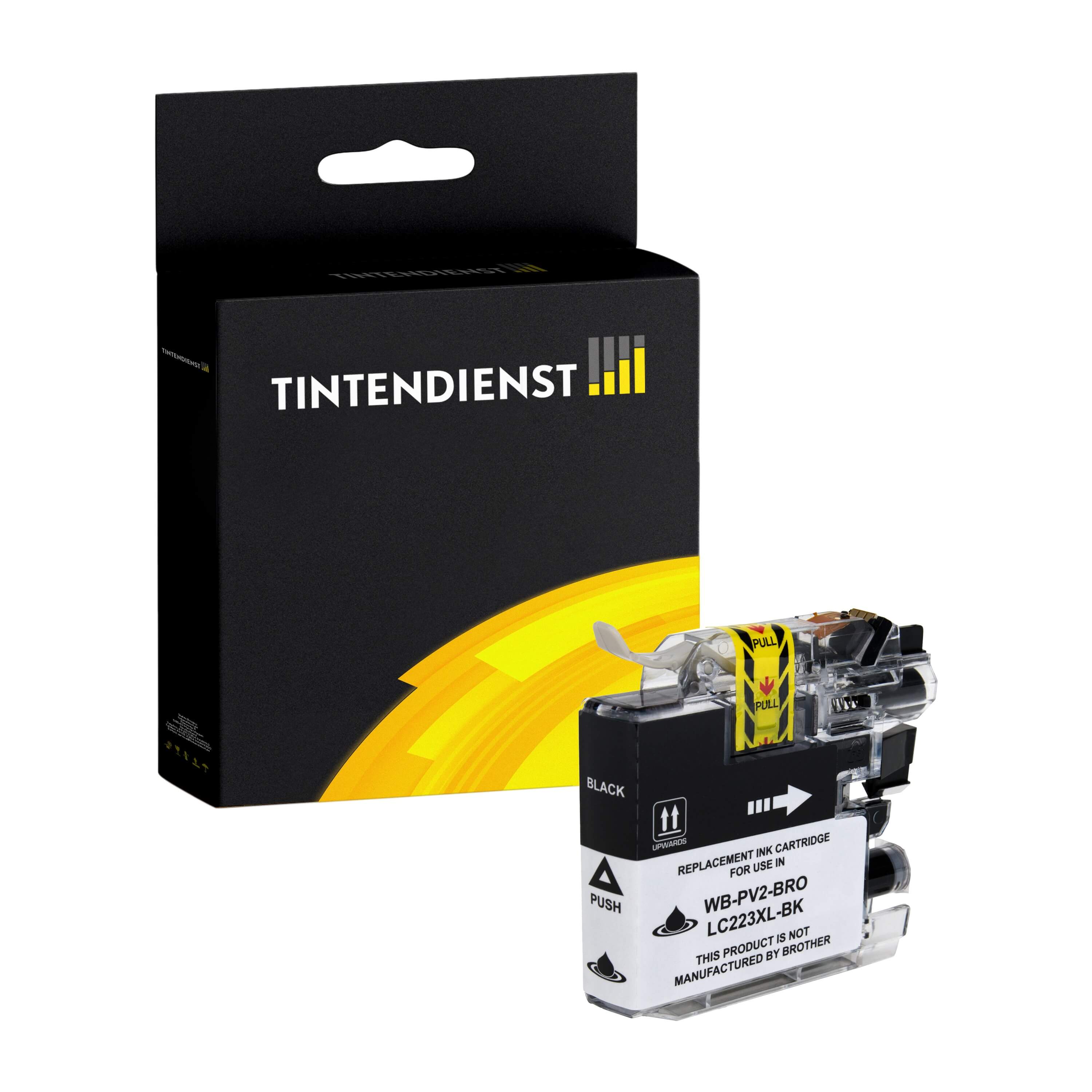 Druckerpatrone kompatibel für Brother MFC-J 5320 DW (LC-223BK) Schwarz