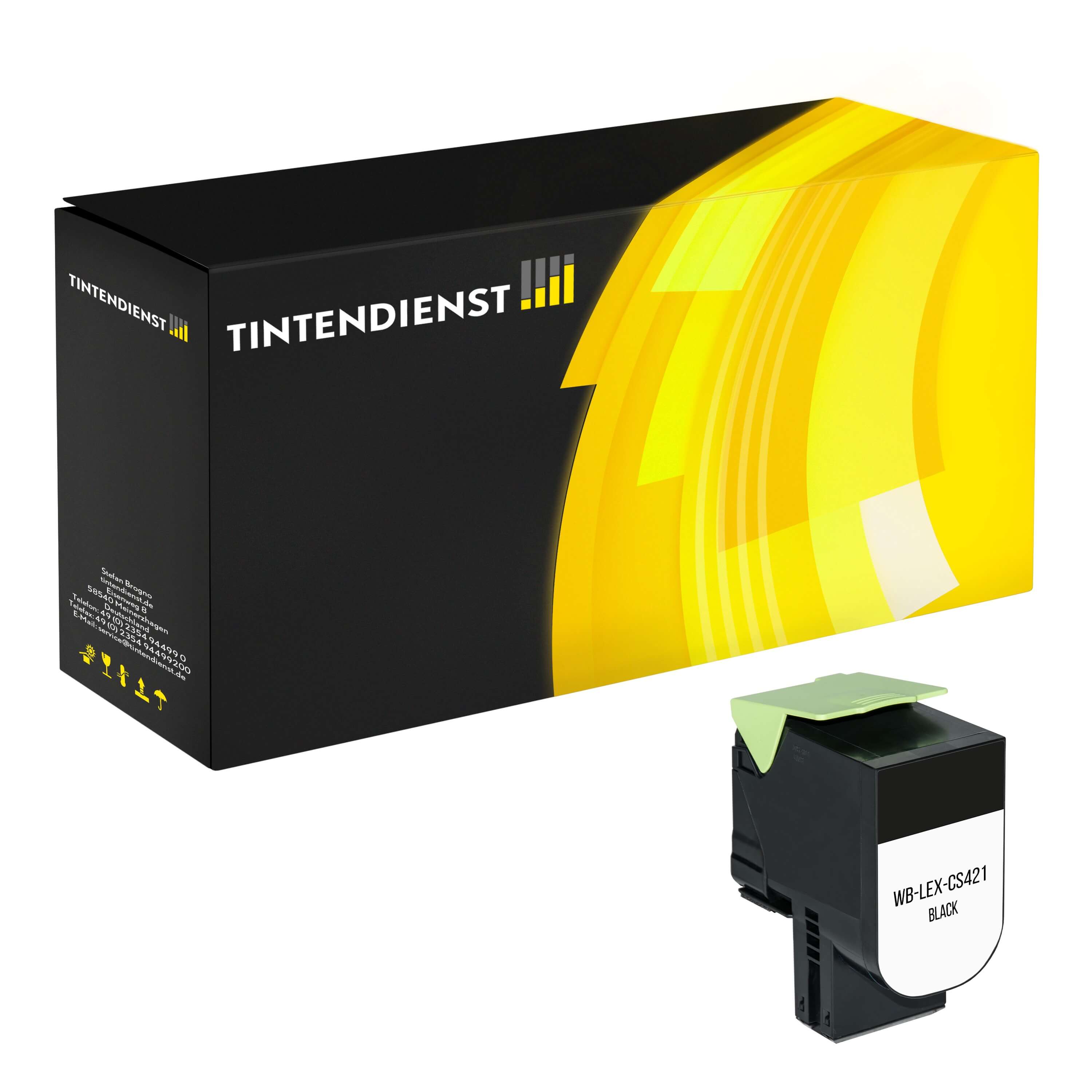 Toner kompatibel für Lexmark CX 625 adhs (78C20K0) Schwarz