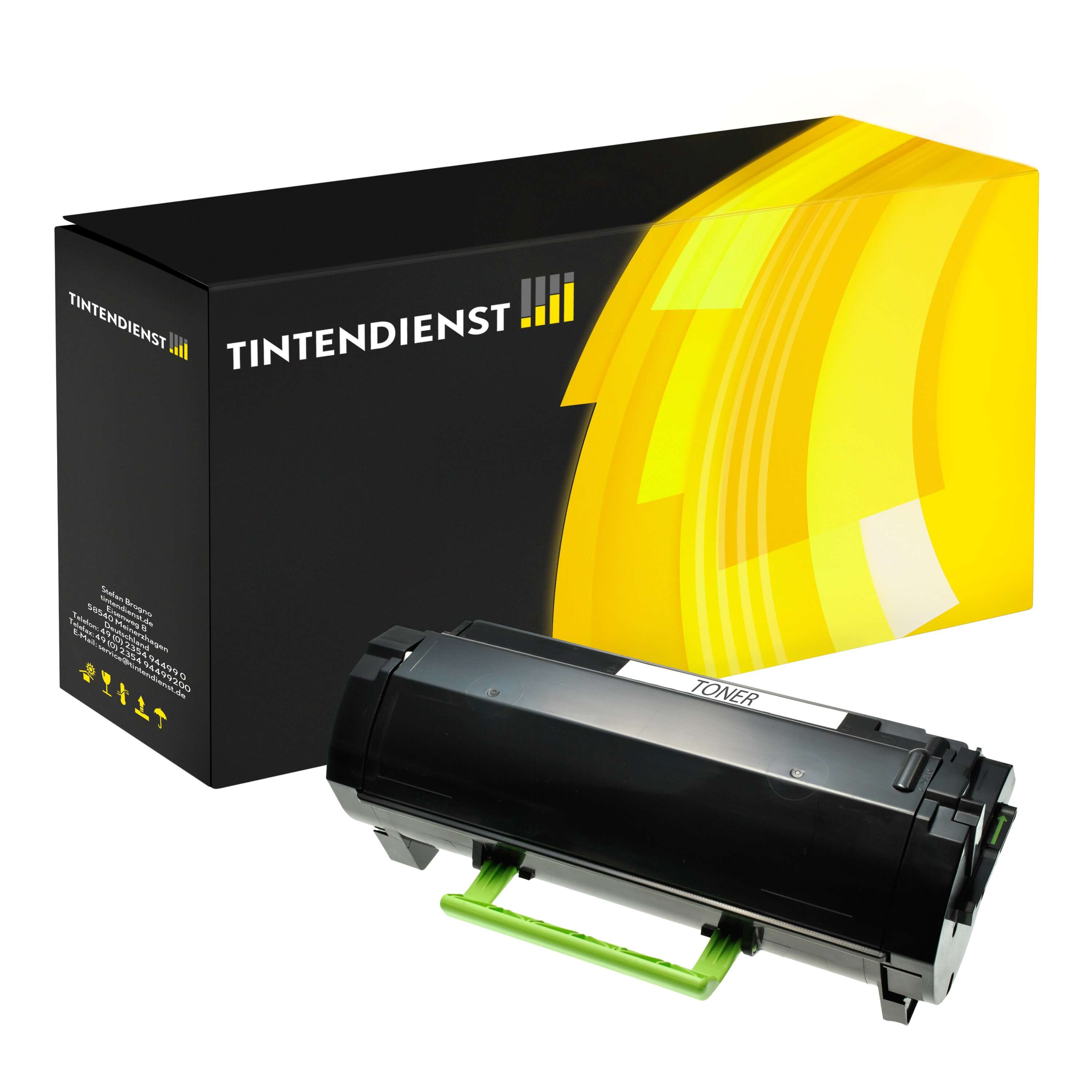 Toner kompatibel für Lexmark MS 610 de (50F2000 / 502) Schwarz