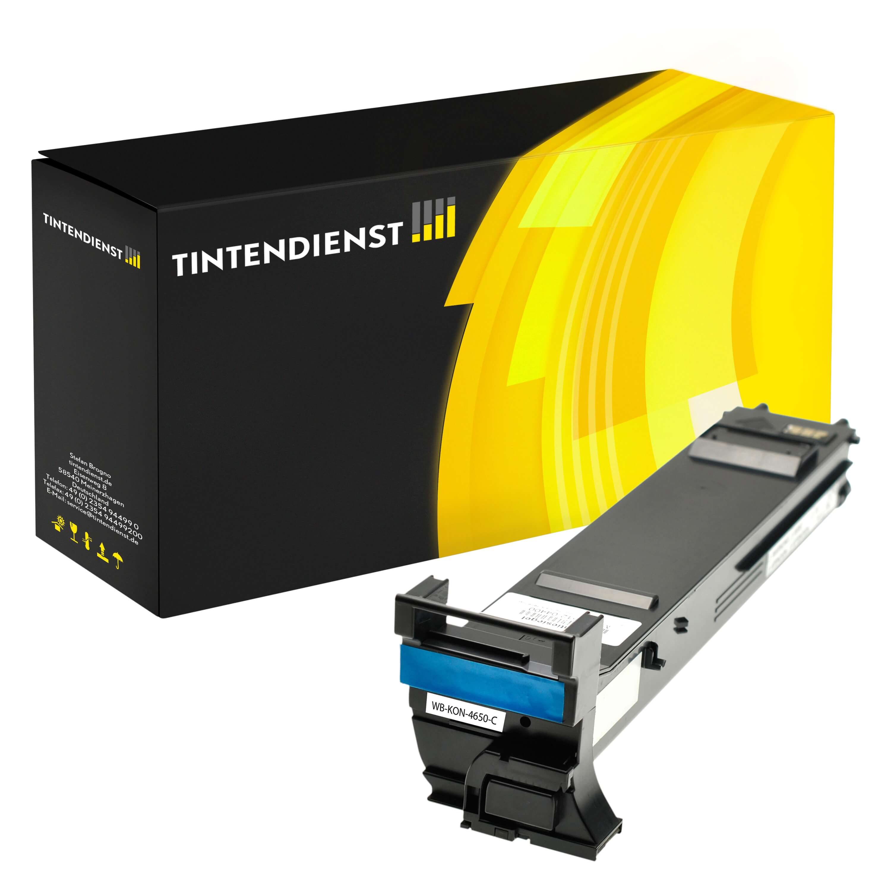 Toner kompatibel für Konica Minolta Magicolor 4650 DN (A0DK452) Cyan