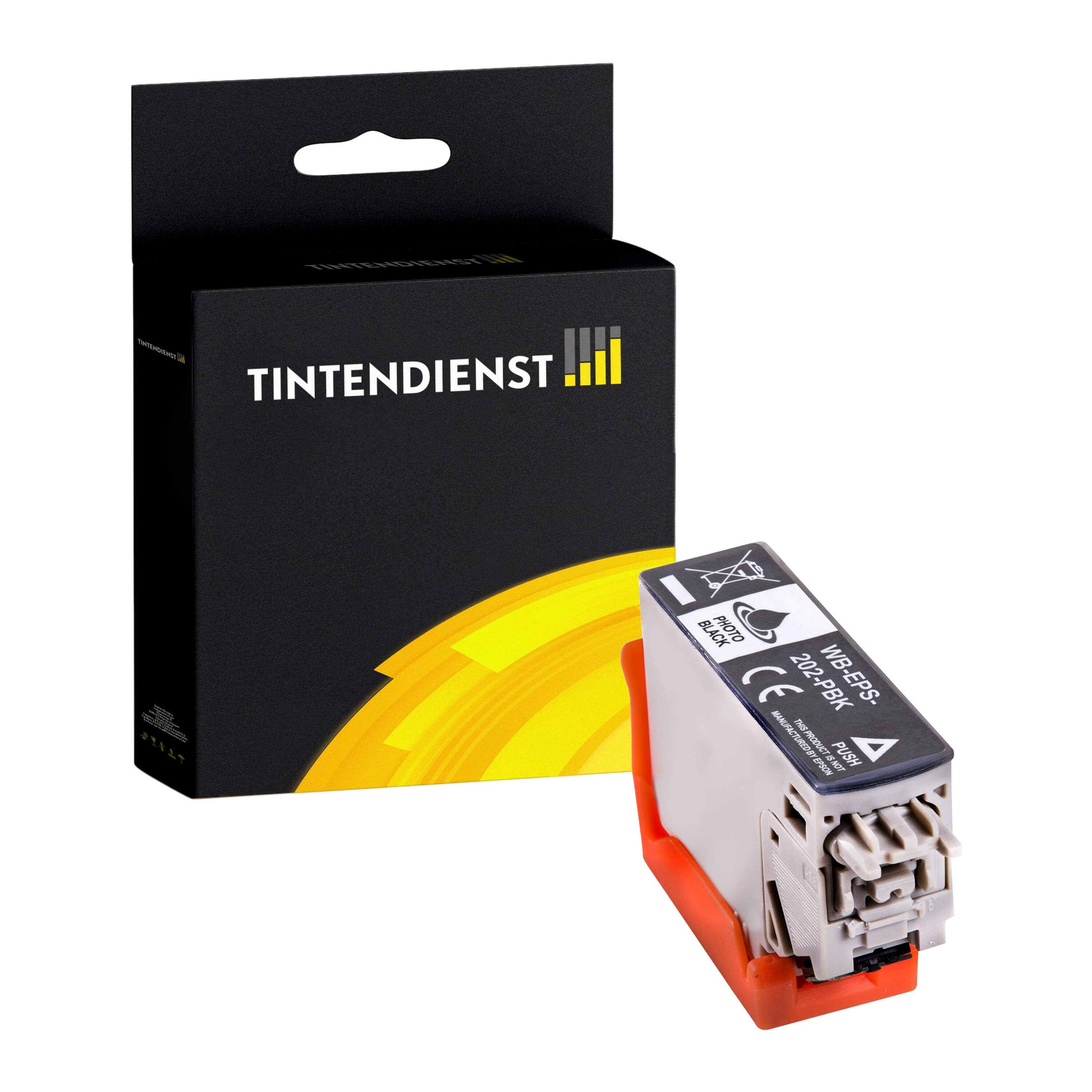 Druckerpatrone kompatibel für Epson Expression Premium XP-6000 (C13T02F14010 / 202) Photo Schwarz