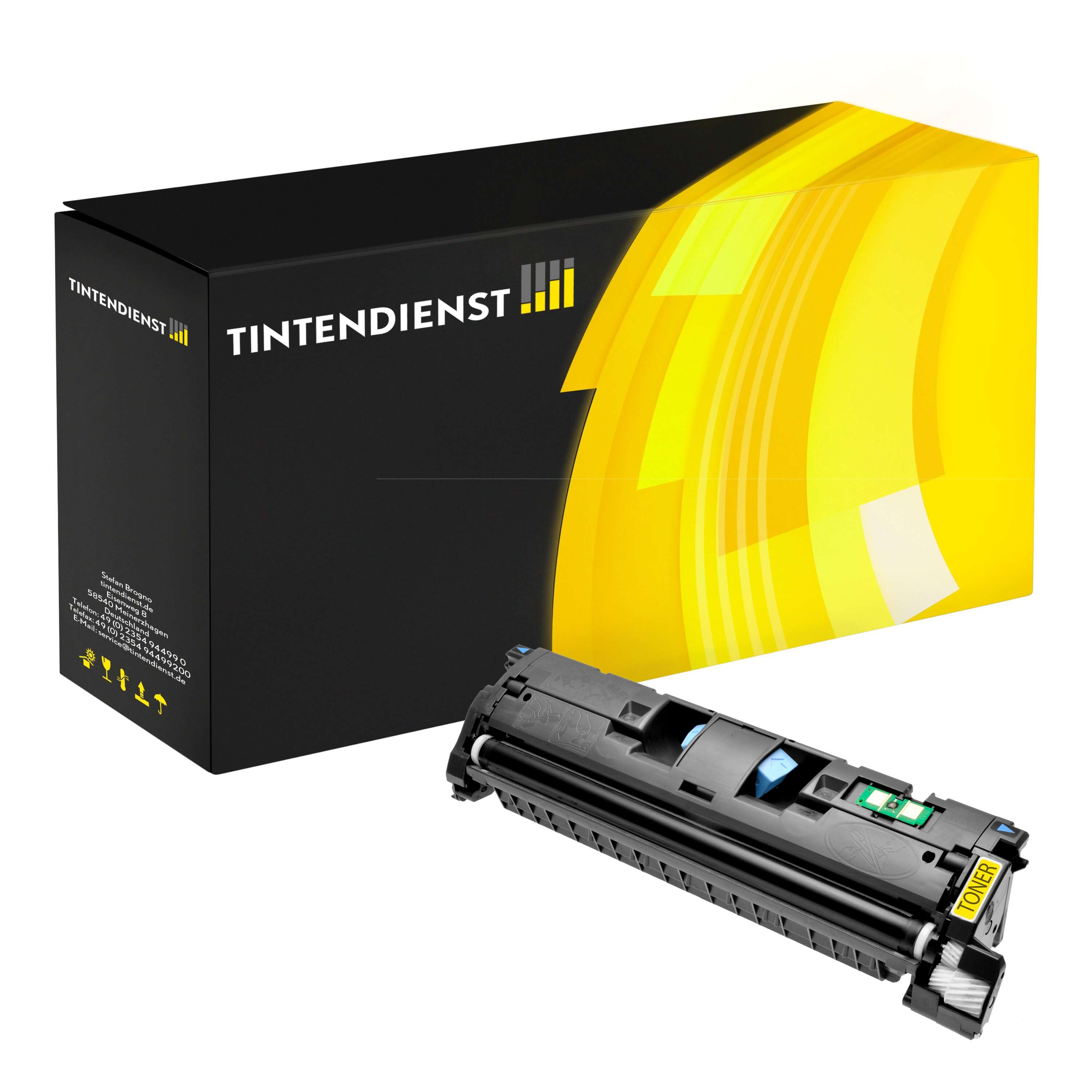Toner kompatibel für HP Color LaserJet 2550 L (Q3962A / 122A) Gelb