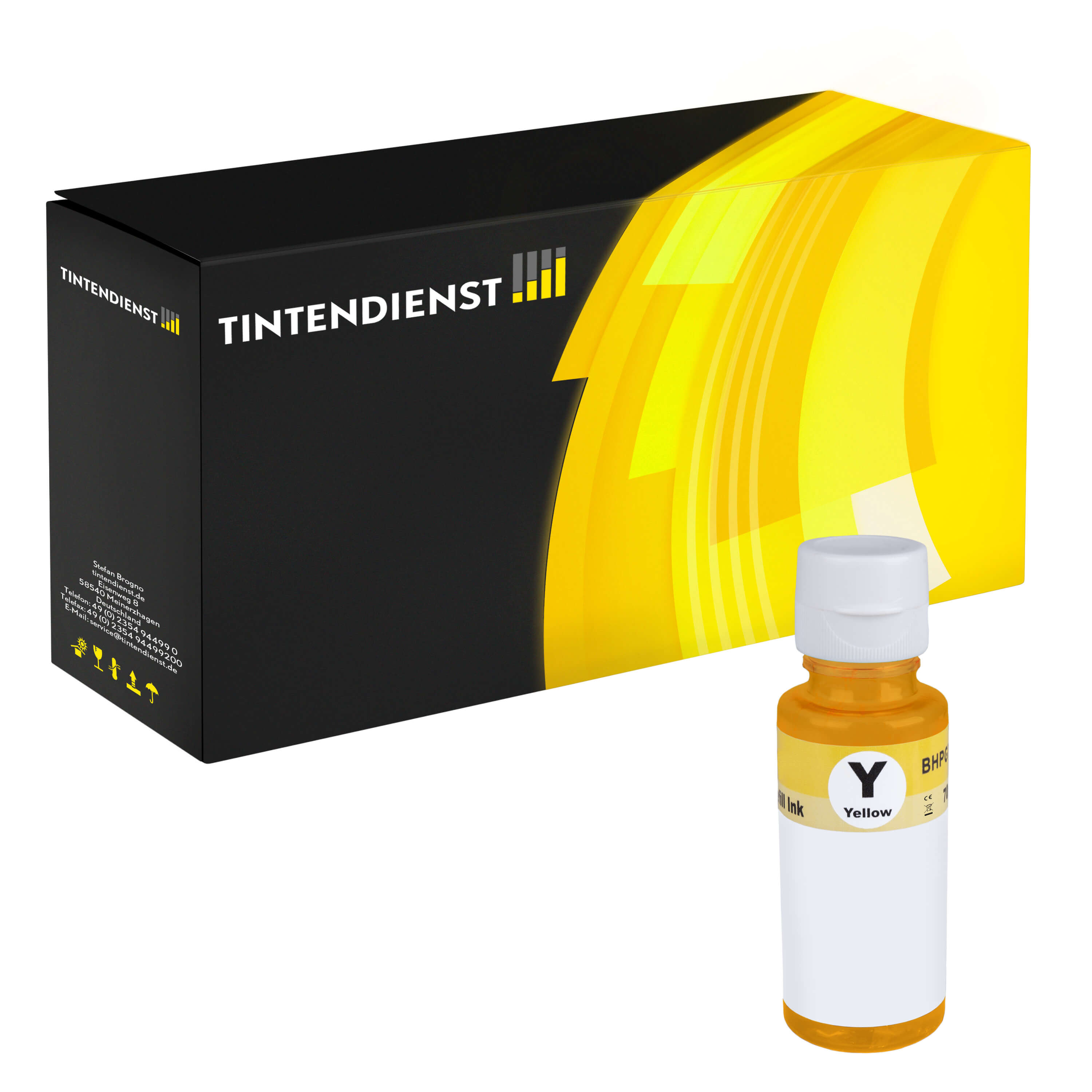 Druckerpatrone kompatibel für HP Smart Tank 7300 Series (1VU28AE / 31) Gelb