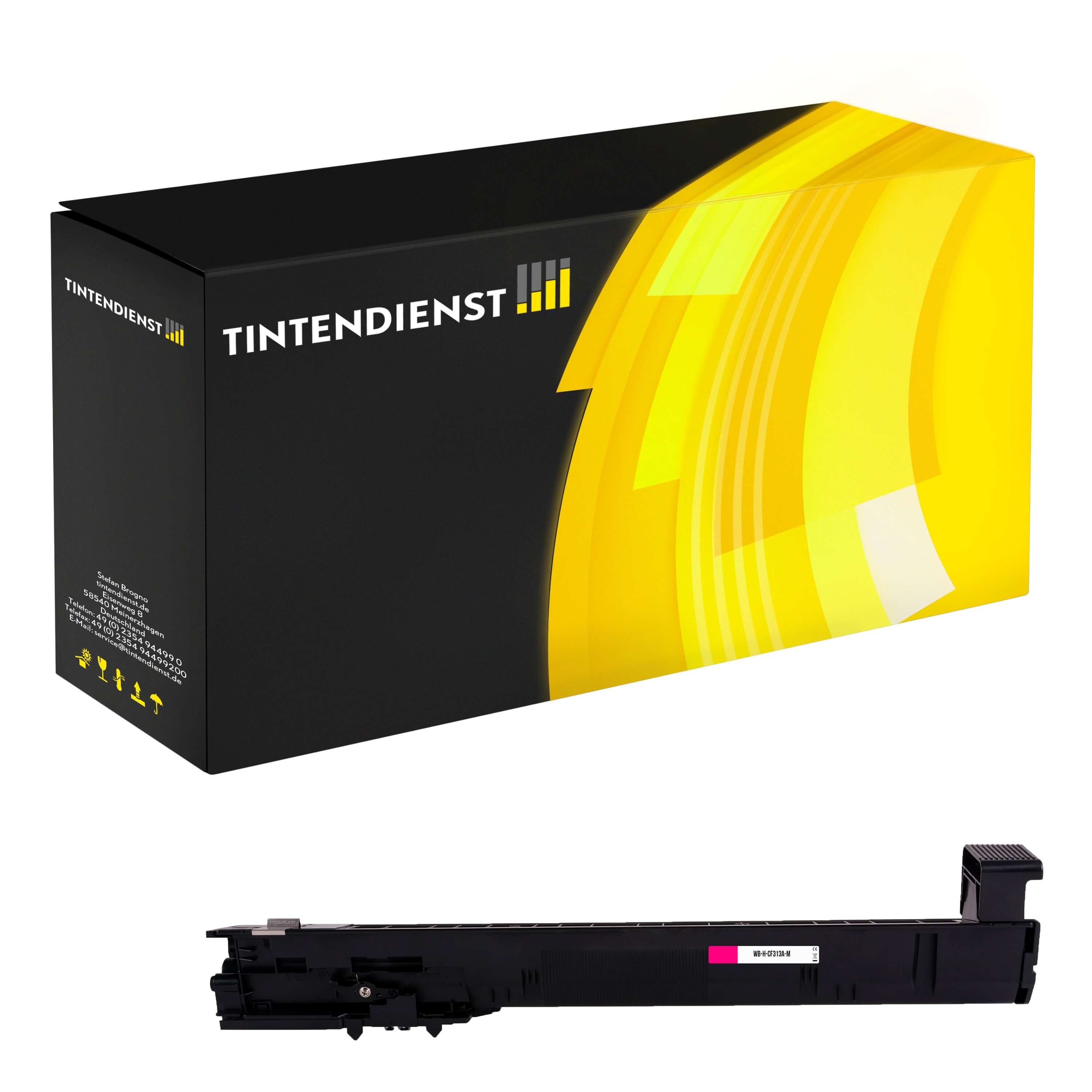 Toner kompatibel für HP Color LaserJet Enterprise M 855 x plus (CF313A / 826A) Magenta