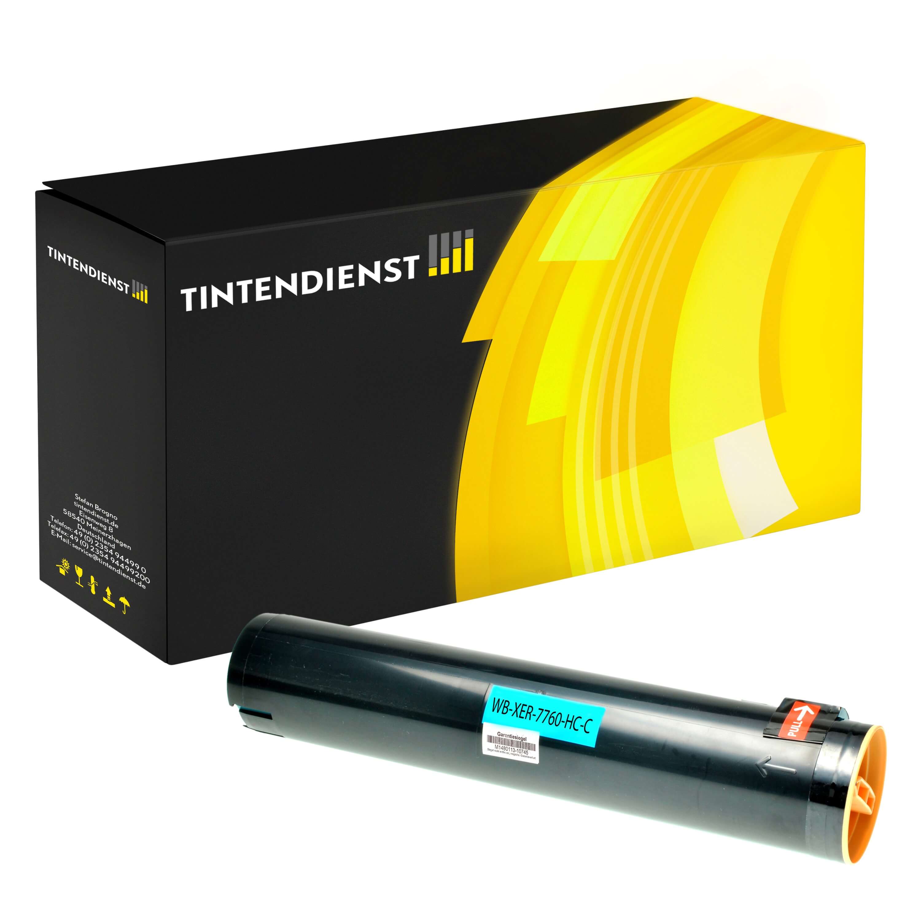 Toner kompatibel für Xerox Phaser 7760 DN (106R01160) Cyan