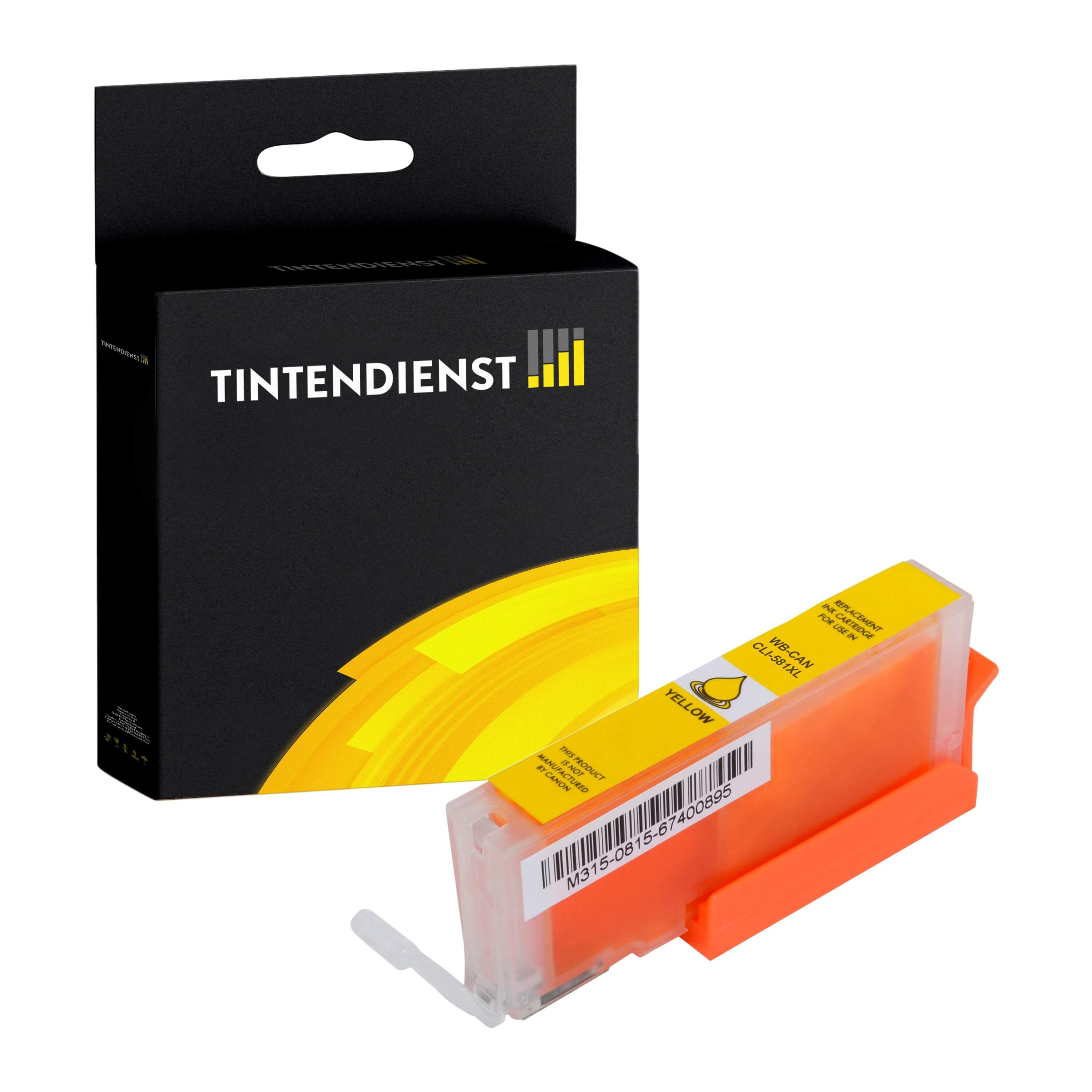 Druckerpatrone kompatibel für Canon Pixma TS 9540 (1997C001 / CLI-581YXXL) Gelb 2XL