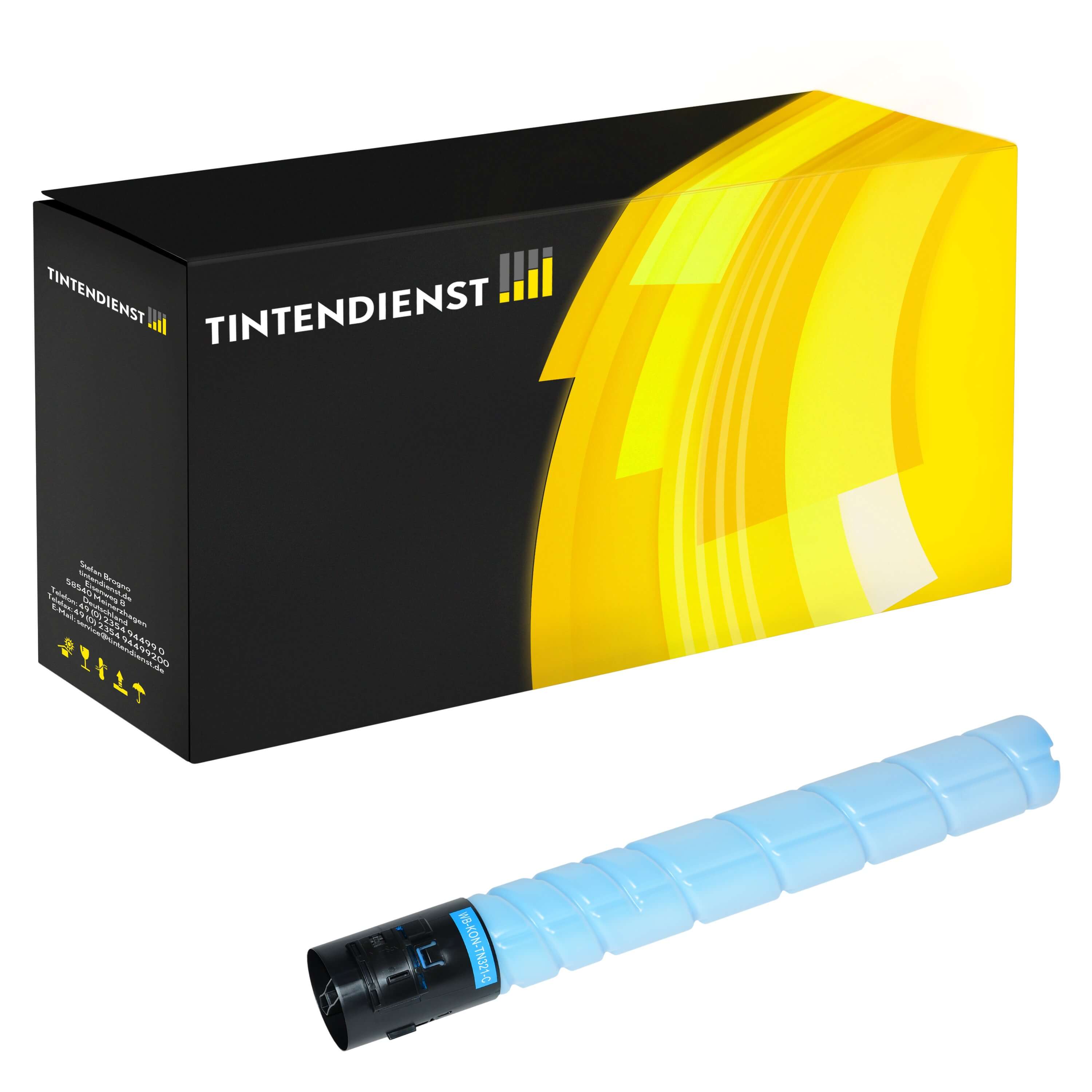 Toner kompatibel für Konica Minolta Bizhub C 224 (A33K450 / TN-321C) Cyan