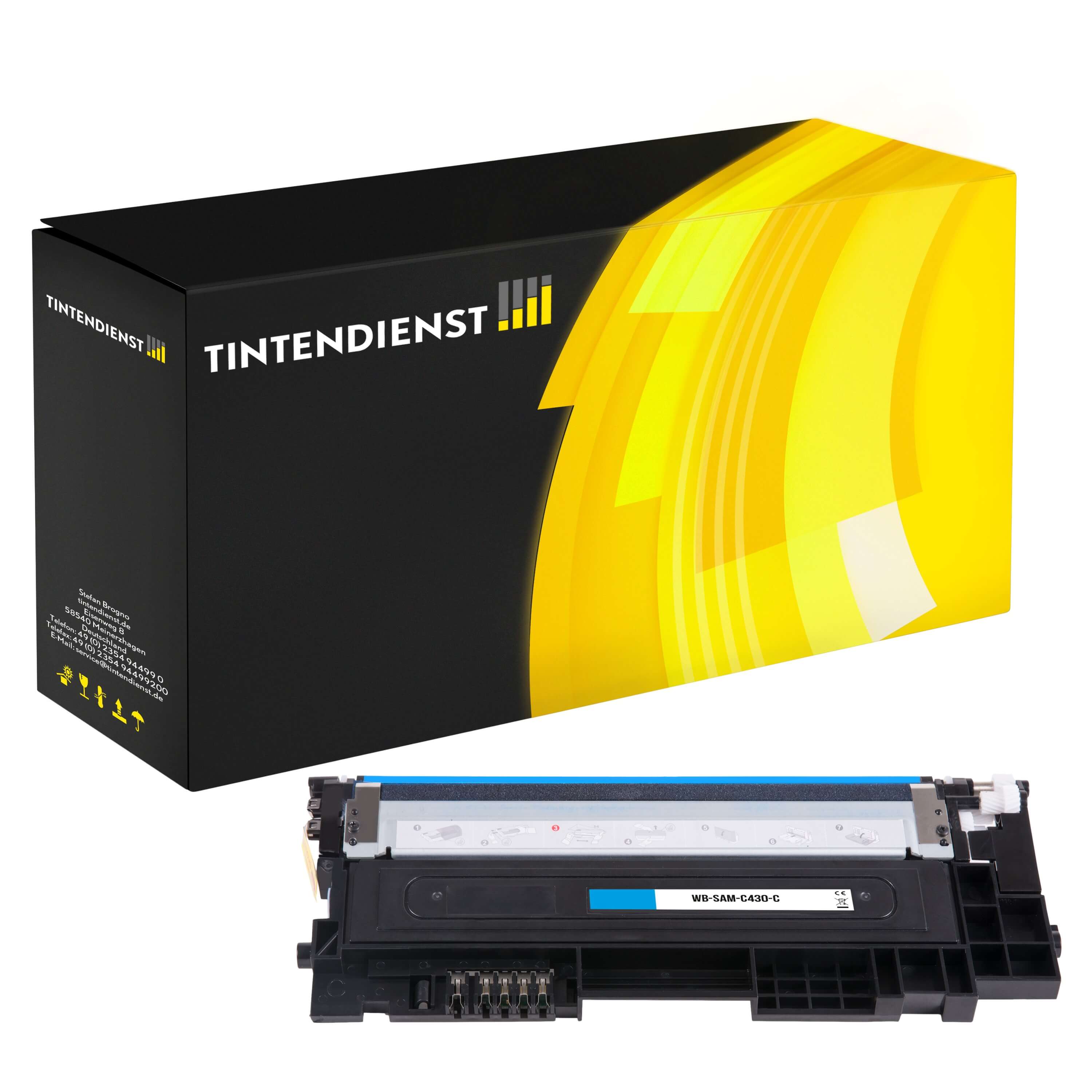 Toner kompatibel für Samsung Xpress SL-C 483 FW (CLT-C404S/ELS / C404C) Cyan