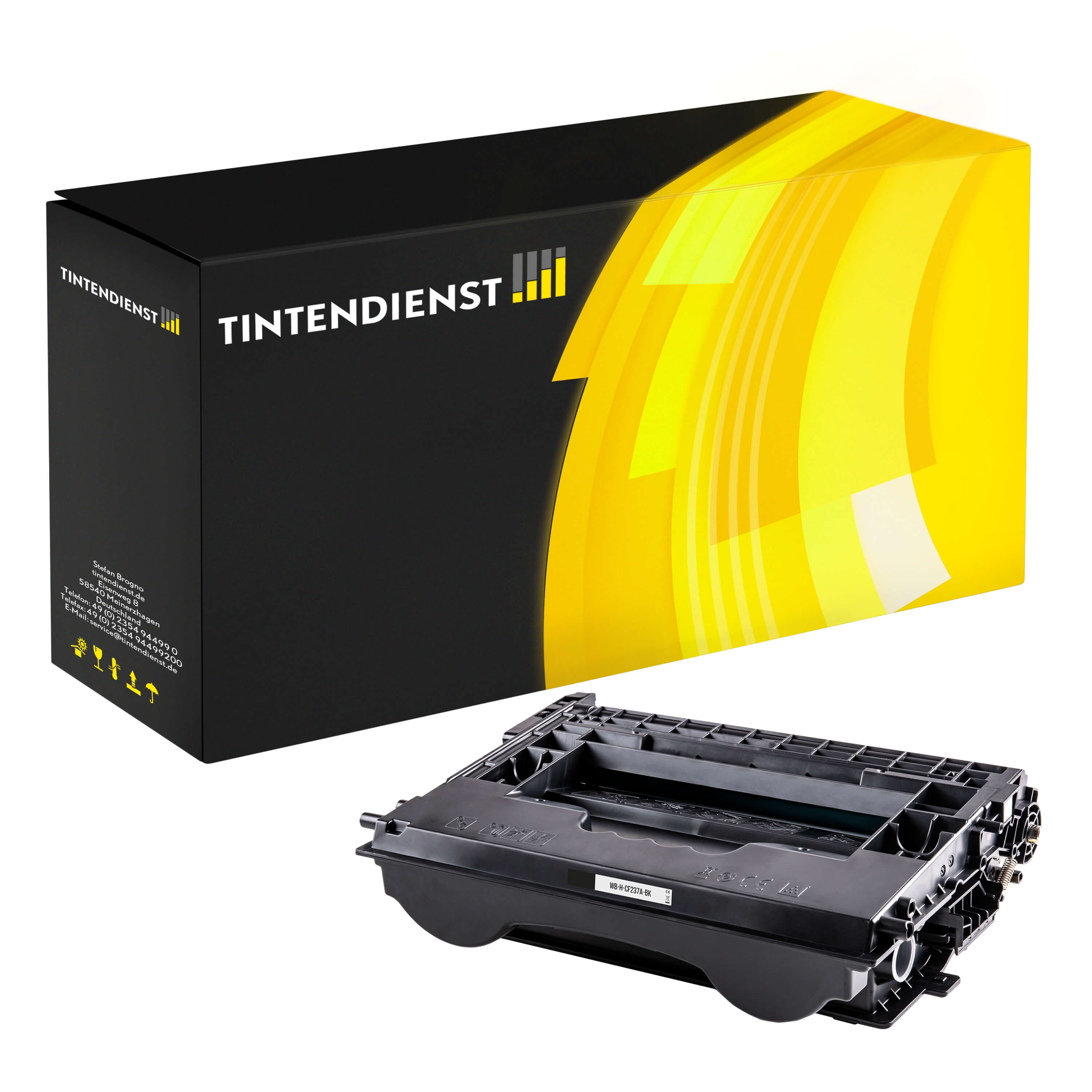 Toner kompatibel für HP LaserJet Enterprise M 608 dn (CF237A / 37A) Schwarz