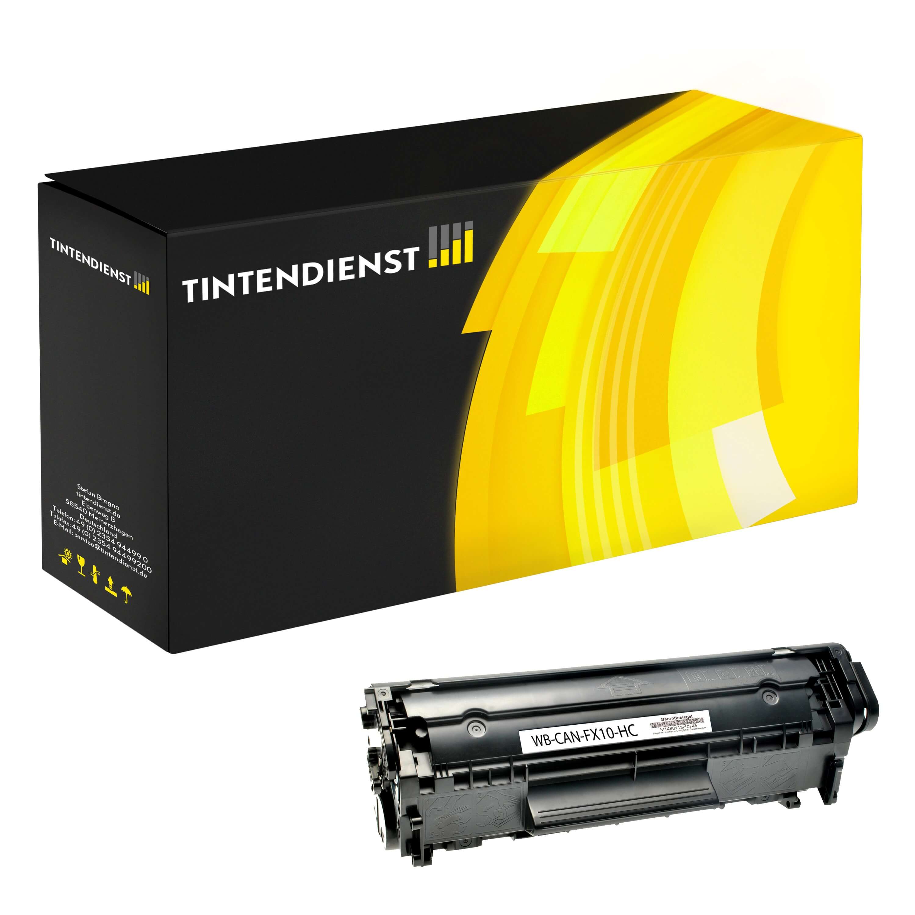 Toner kompatibel für Canon Faxphone L 120 (0263B002 / FX-10) Schwarz