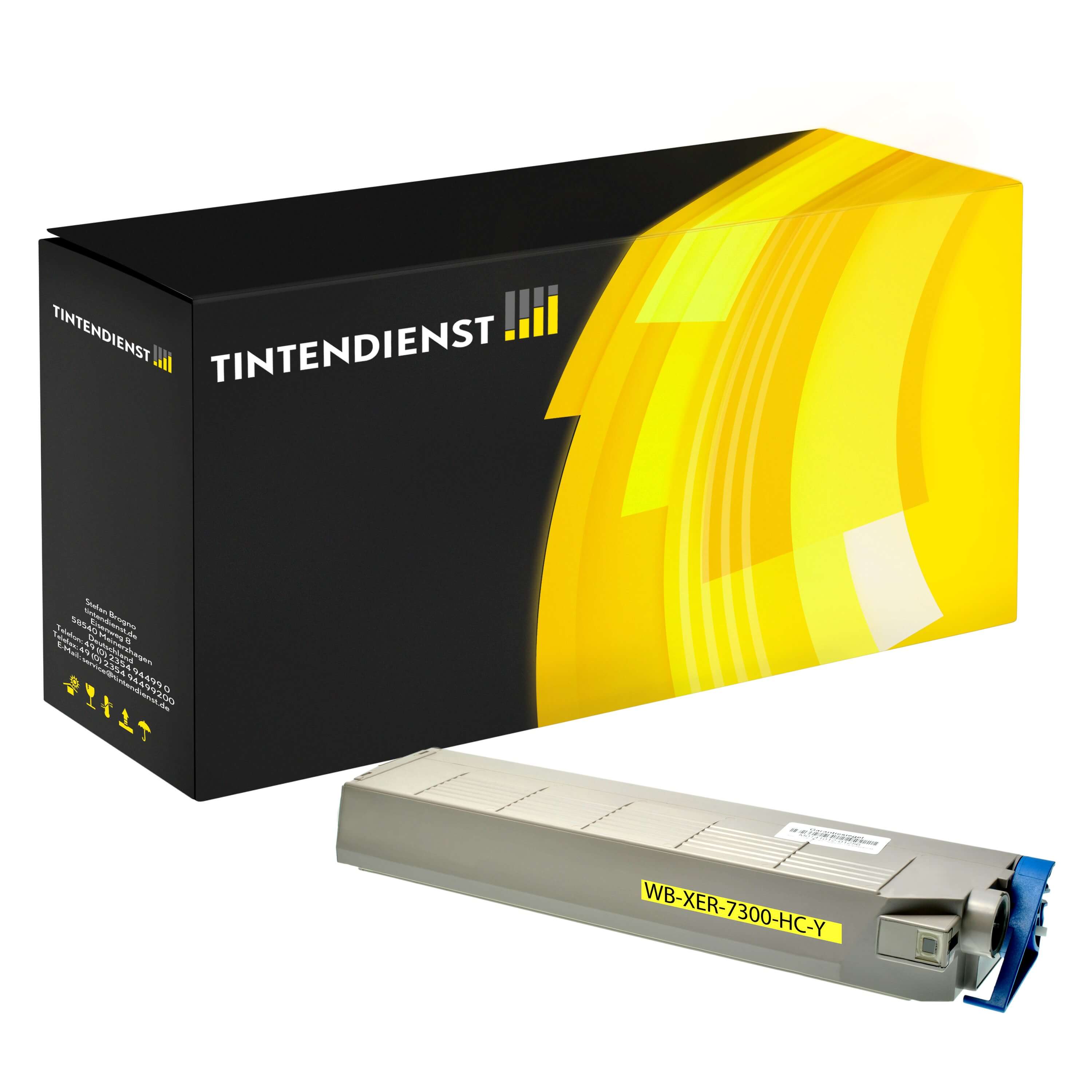 Toner kompatibel für Xerox Phaser 7300 V (016-1979-00) Gelb