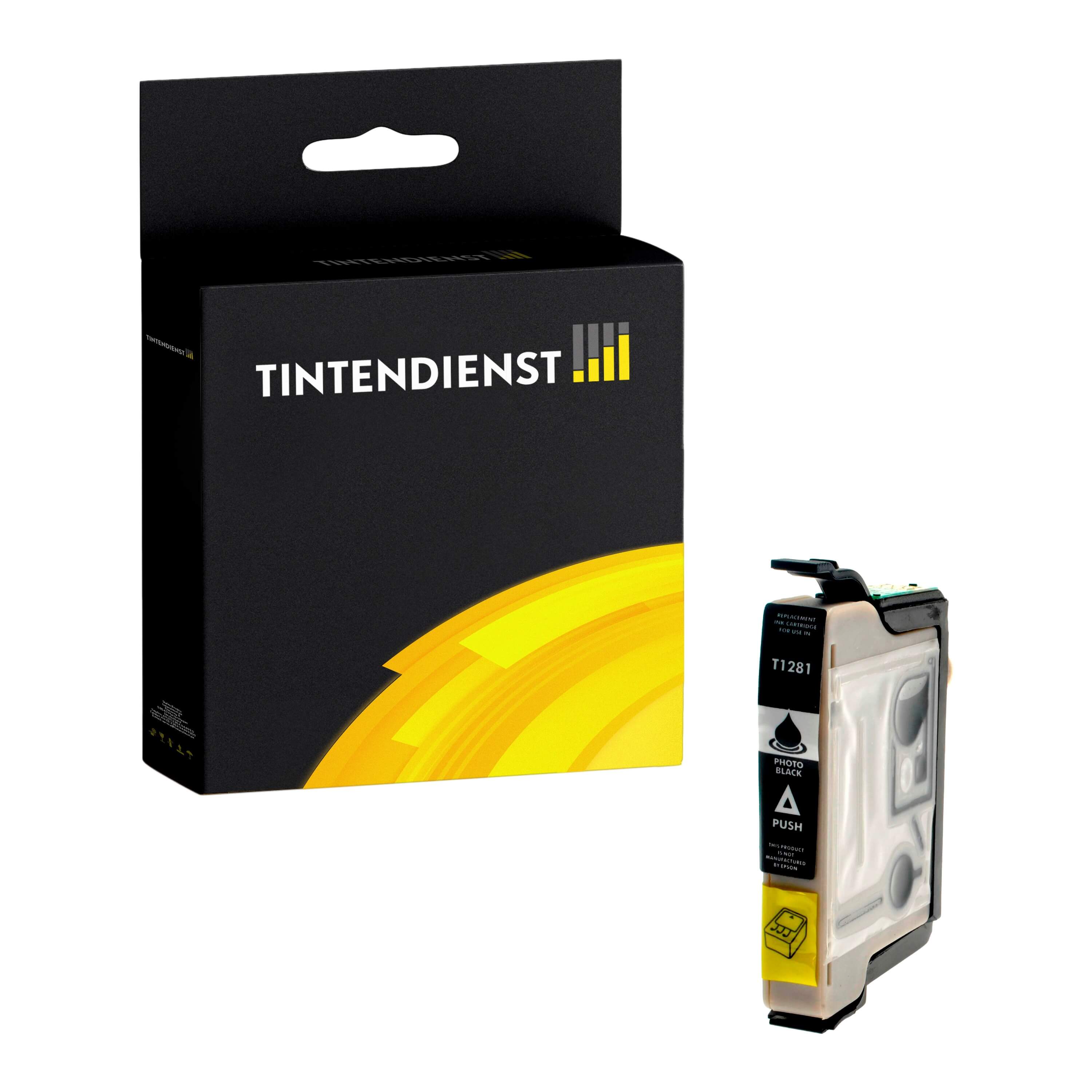 Druckerpatrone kompatibel für Epson Stylus Office BX 305 FW (C13T12814012 / T1281) Schwarz