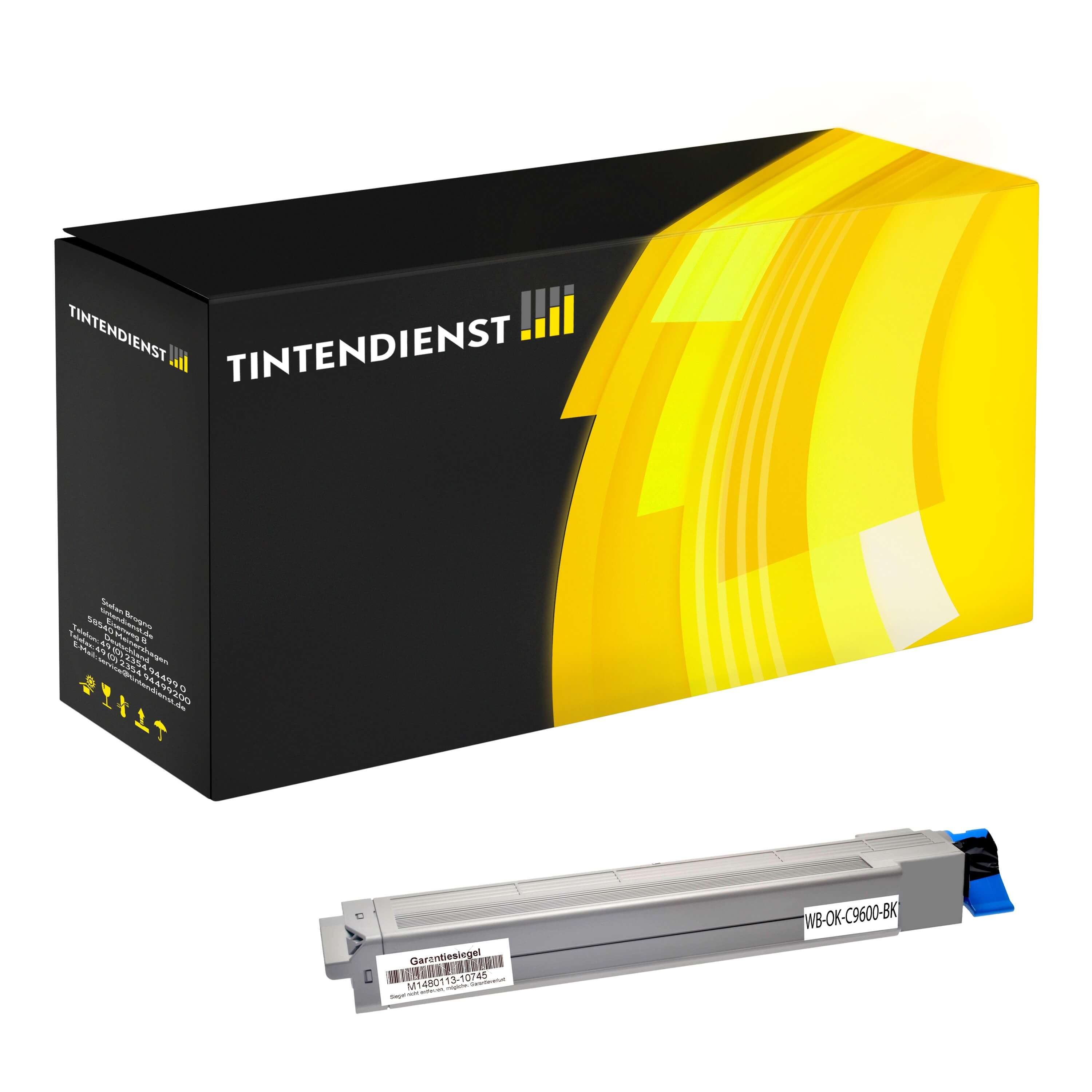 Toner kompatibel für OKI C 9600 (42918916) Schwarz