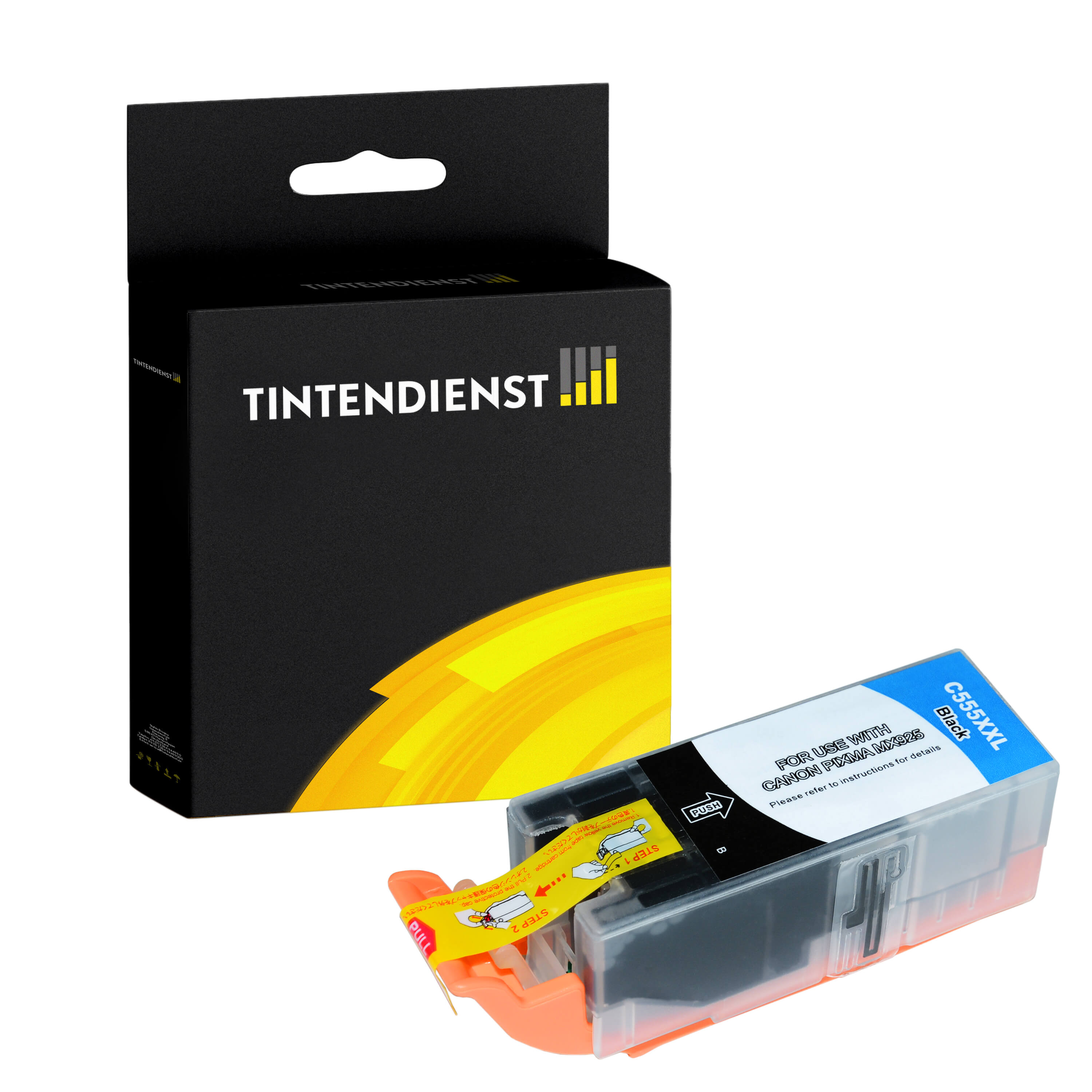 Druckerpatrone kompatibel für Canon Pixma IX 6800 Series (8049B001 / PGI-555PGBKXXL) Schwarz 2XL