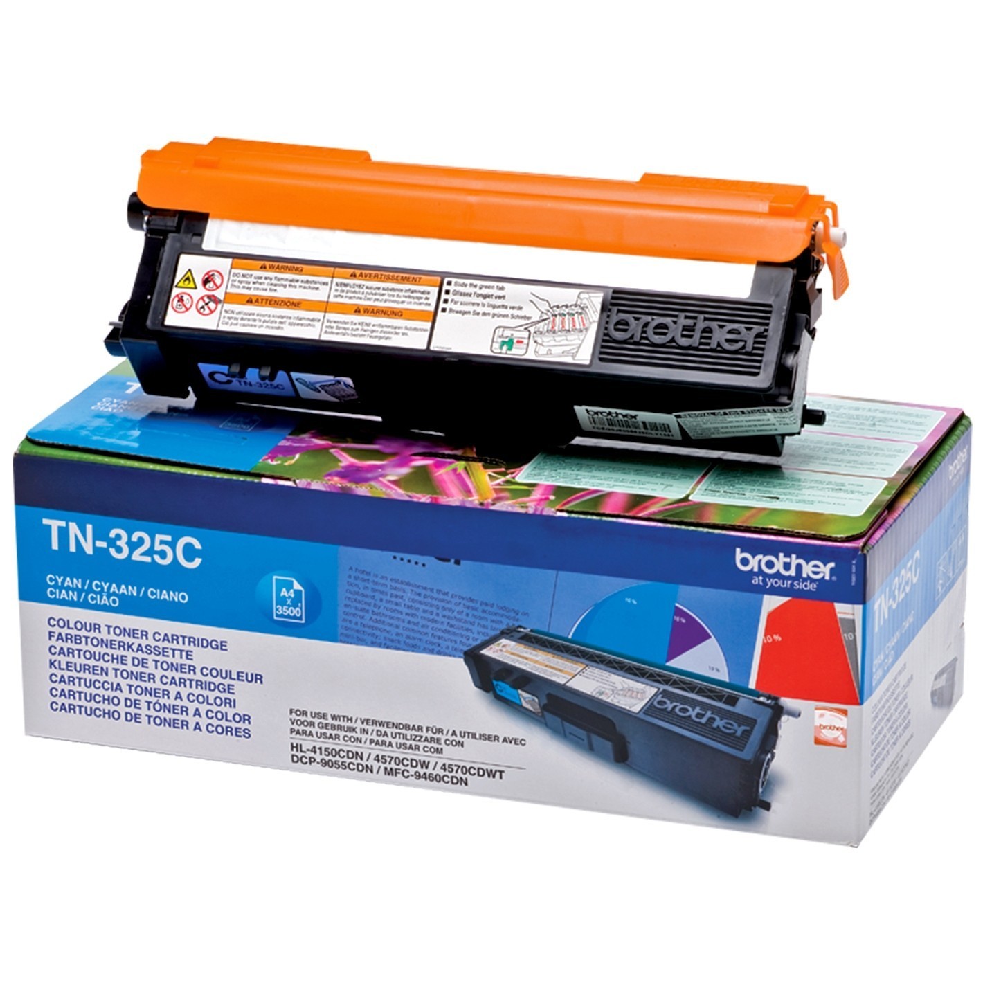 Original Toner Brother MFC-9560 CDW (TN-325C) Cyan