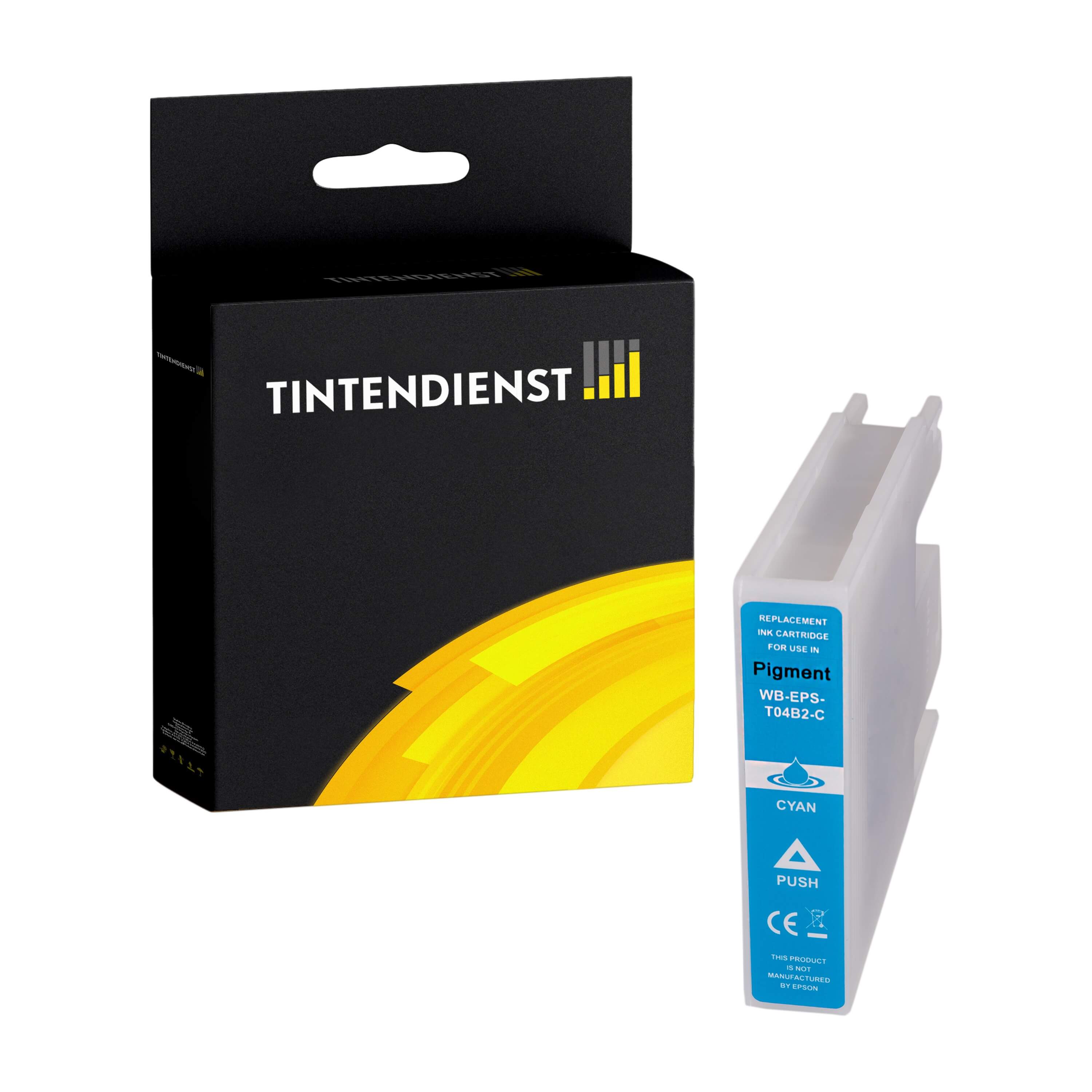 Druckerpatrone kompatibel für Epson Workforce Pro WF-C 8100 Series (C13T04B240) Cyan