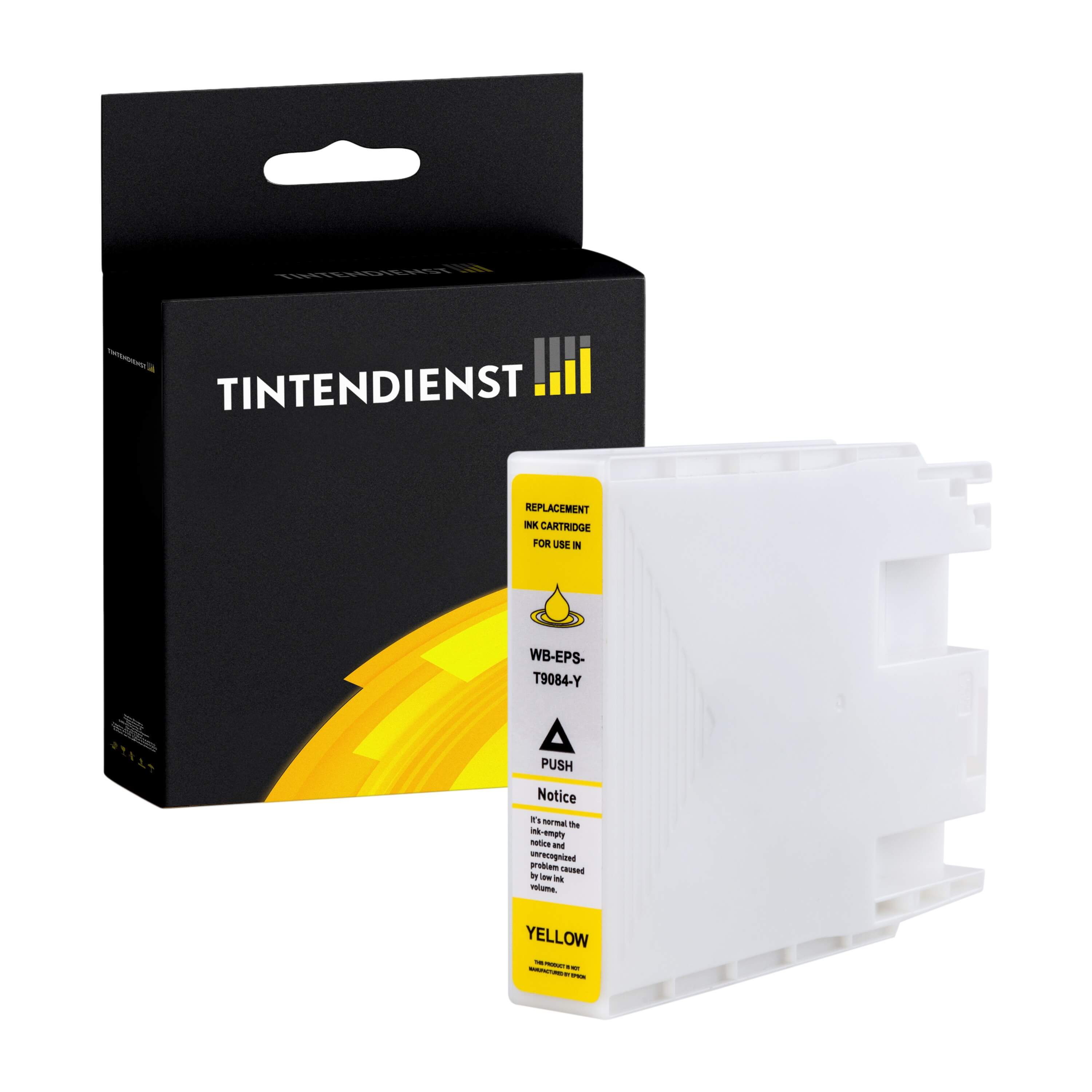 Druckerpatrone kompatibel für Epson Workforce Pro WF-6090 DW (C13T908440 / T9084) Gelb