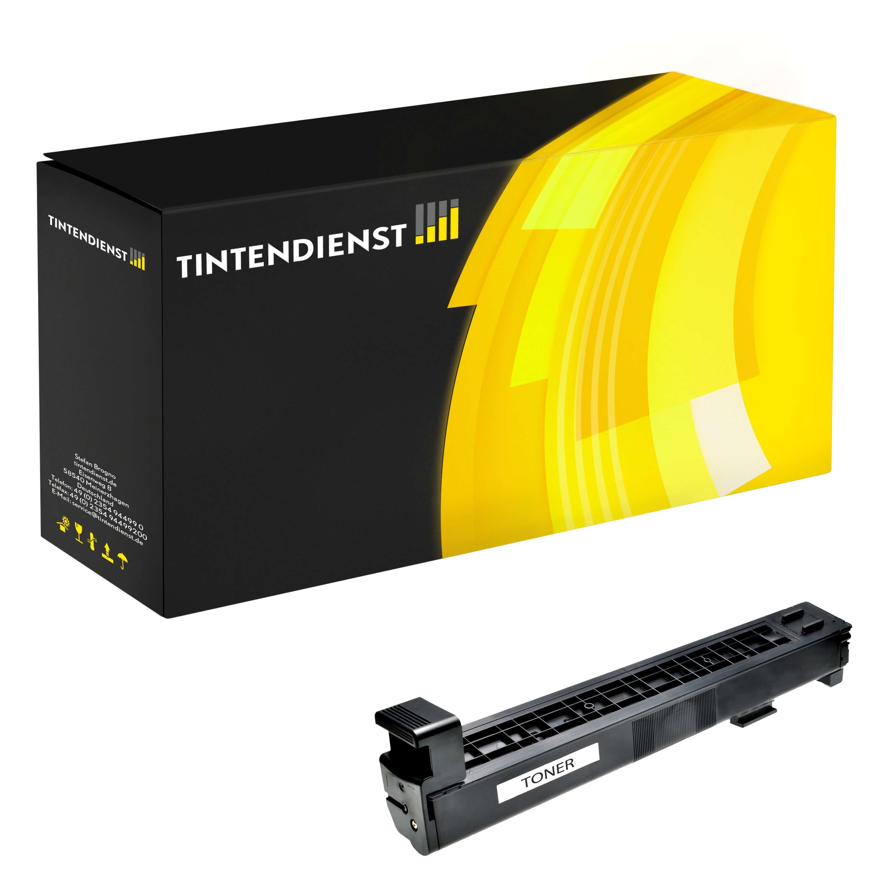 Toner kompatibel für HP Color LaserJet CP 6015 DN (CB380A / 823A) Schwarz