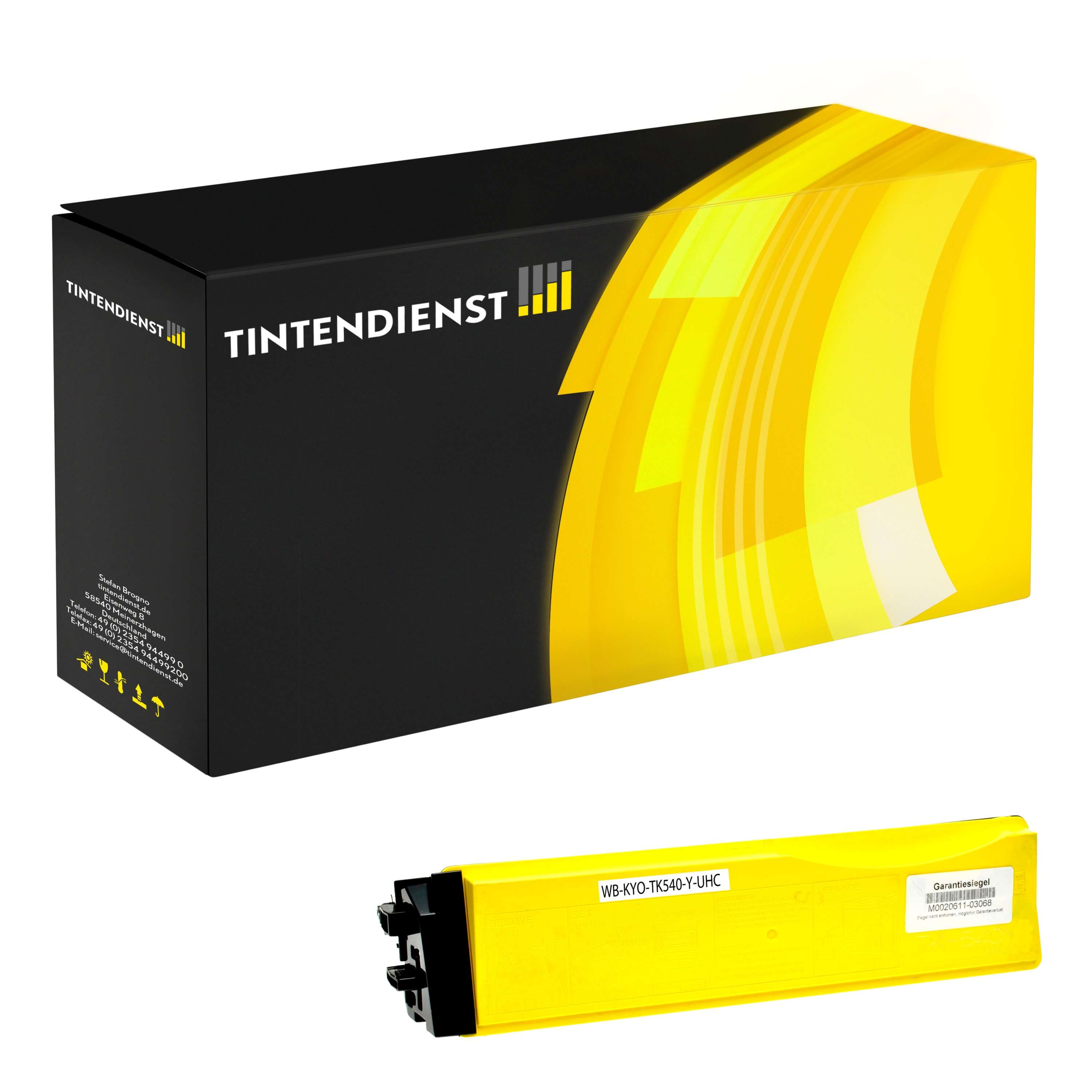 Toner kompatibel für Kyocera FS-C 5100 DN (1T02HLAEU0 / TK-540Y) Gelb XL