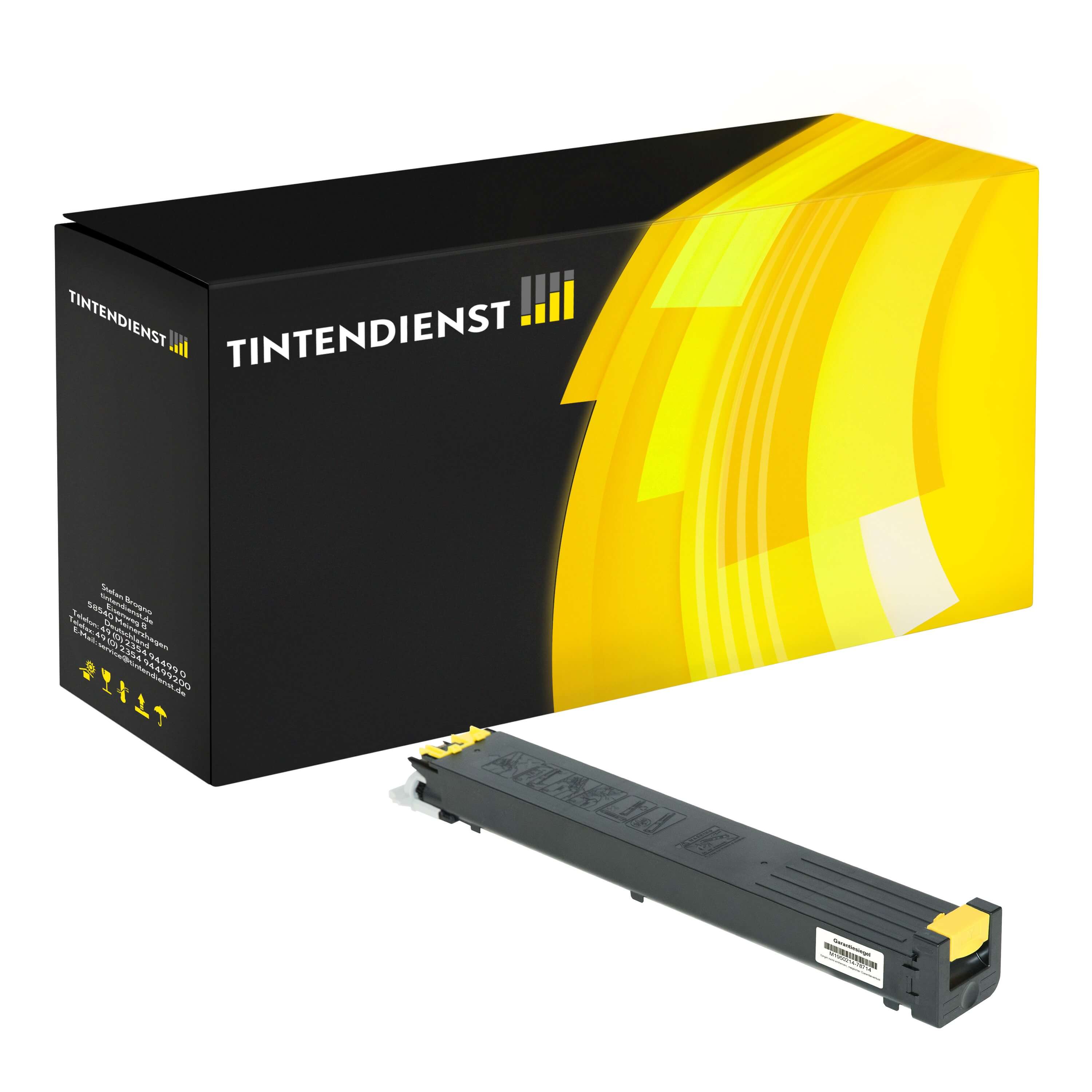 Toner kompatibel für Sharp MX 3600 Series (MX-36GTYA) Gelb