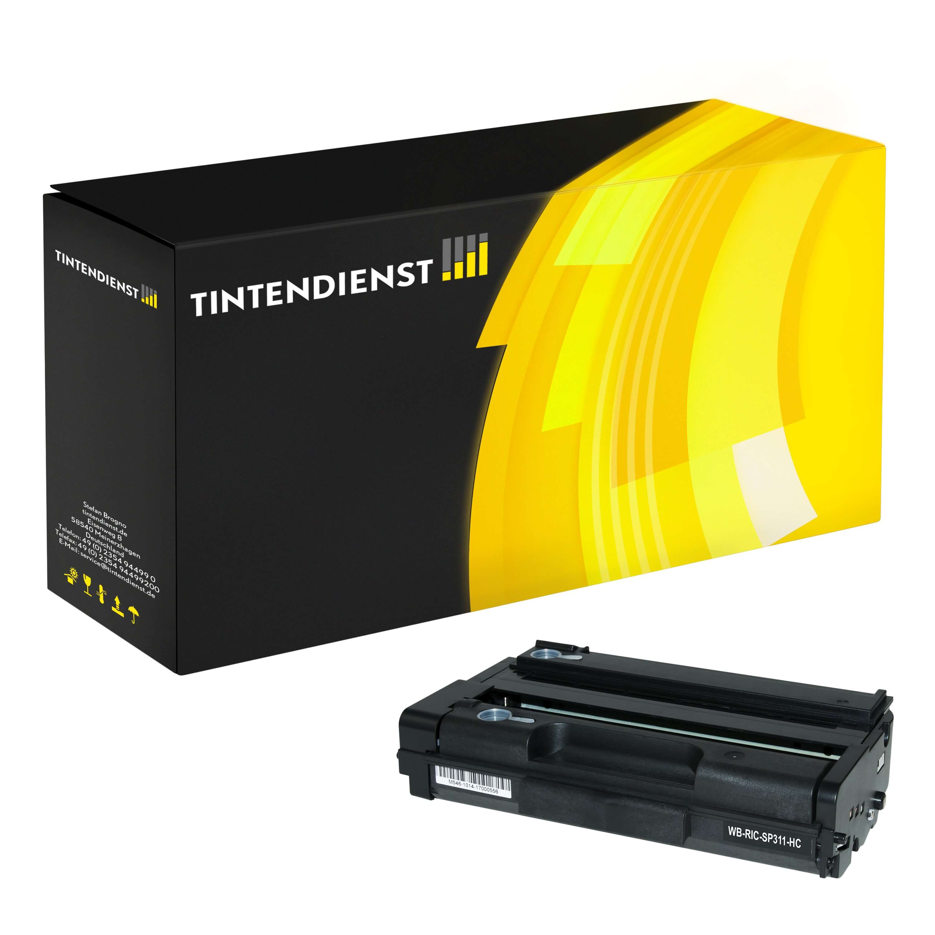 Toner kompatibel für Ricoh Sp 325 SNw (407249 / TYPESP311LE) Schwarz