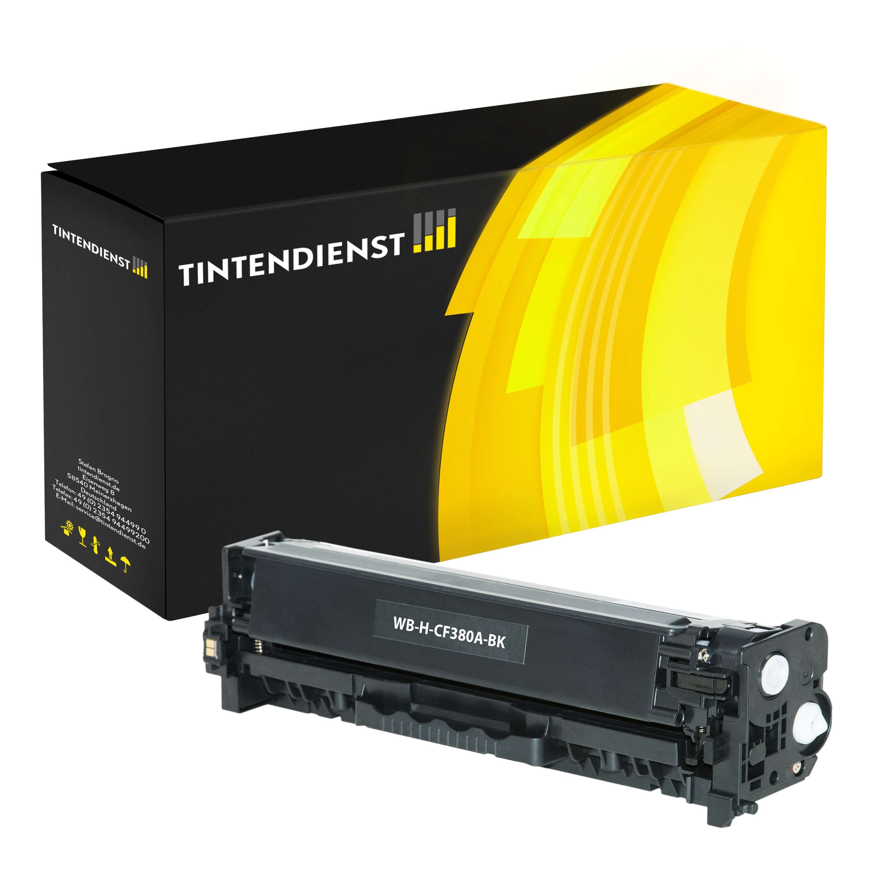 Toner kompatibel für HP 312A / CF380A Schwarz