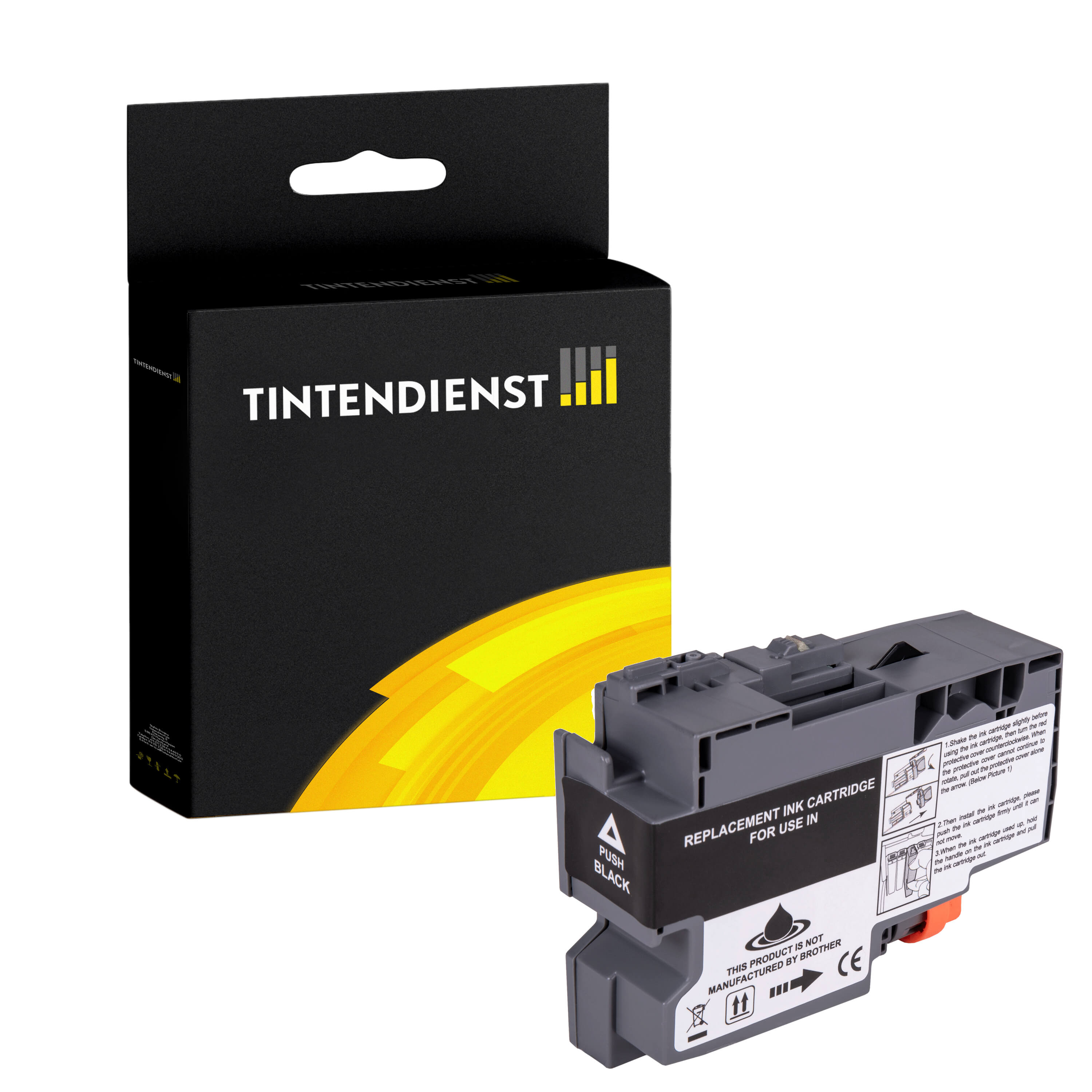 Druckerpatrone kompatibel für Brother MFC-J 5955 DW (LC-427XLBK) Schwarz 2XL