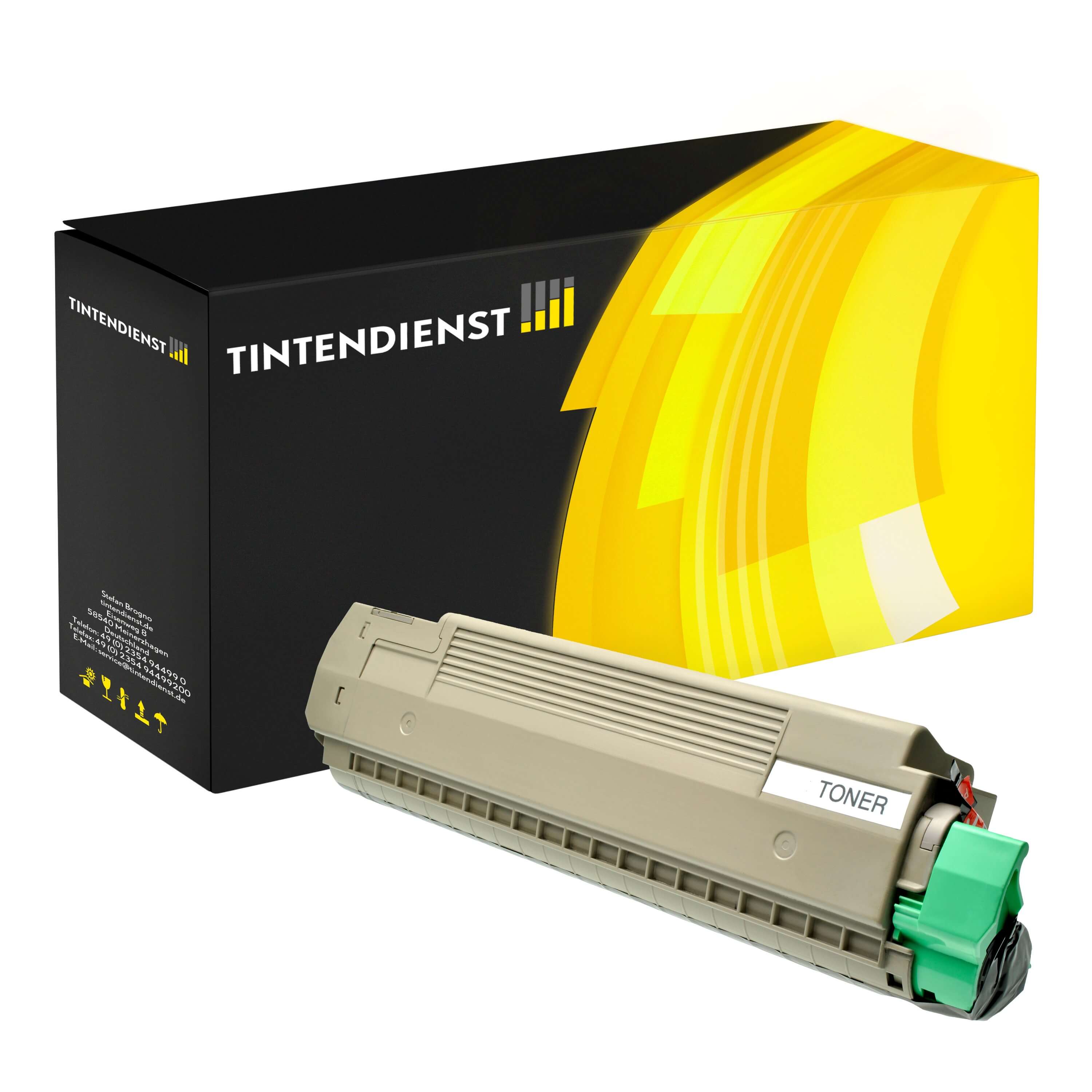 Toner kompatibel für OKI C 810 DN (44059108) Schwarz